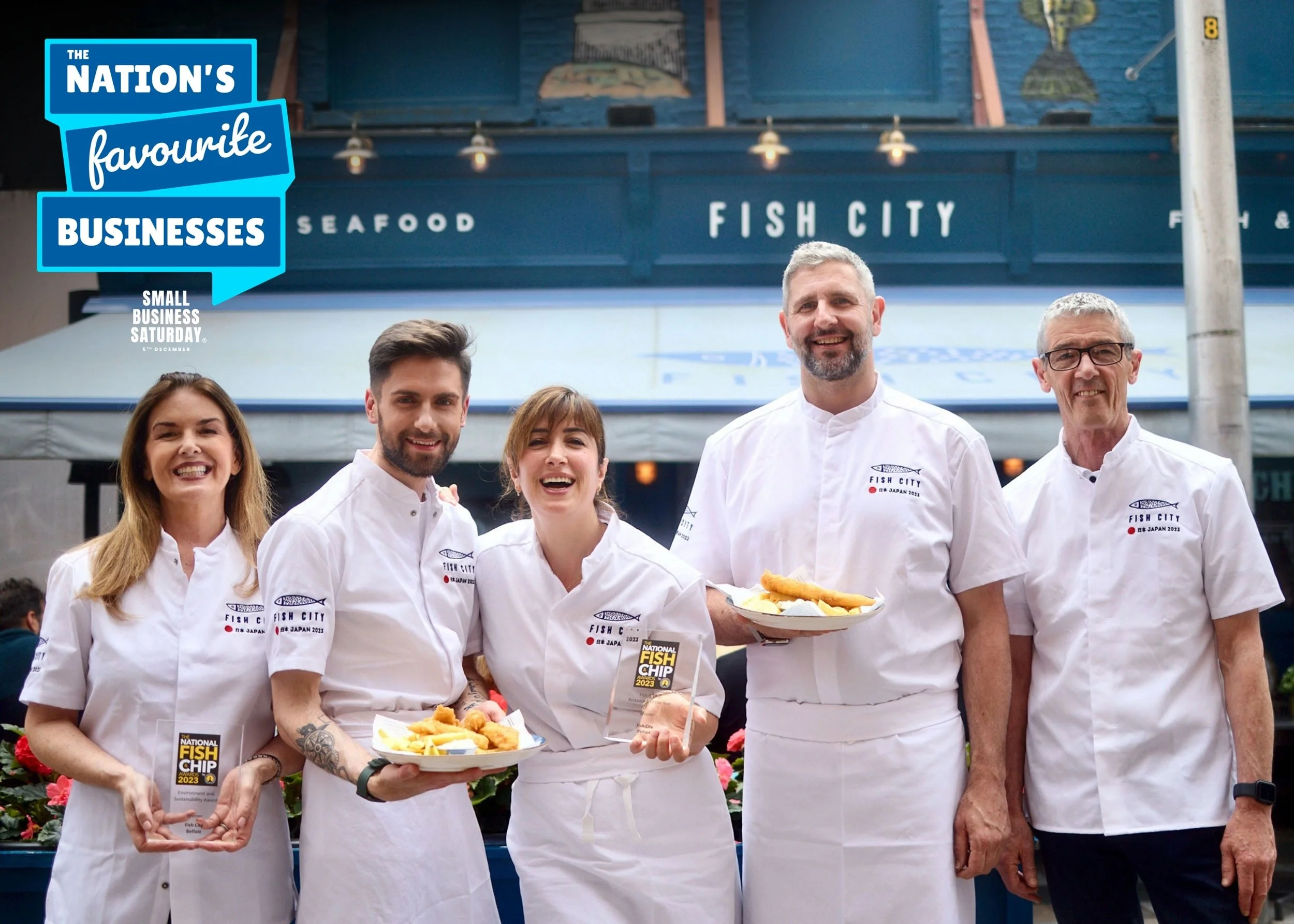 Belfast seafood and fish and chip restaurant named one of the Nation’s Favourite Businesses for 2026