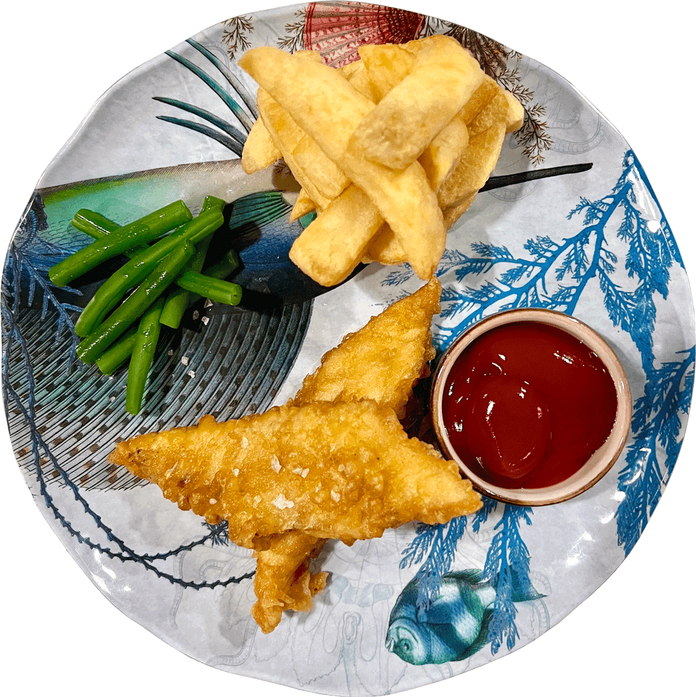 Fish City Belfast Seafood Fish & Chips Kids Menu — Fish City