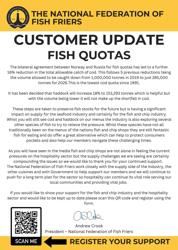 Fish Customer Service Fish City Belfast | NFFF Customer Update: Fish Quotas — Fish City