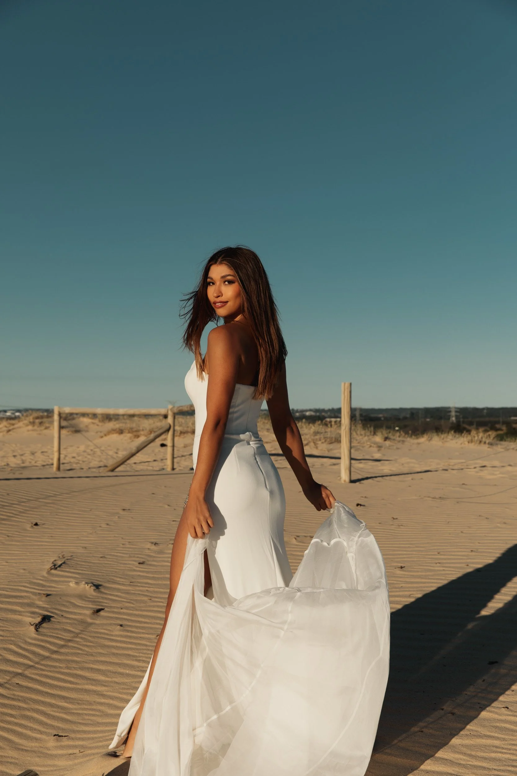 Sand dune photoshoot Sydney