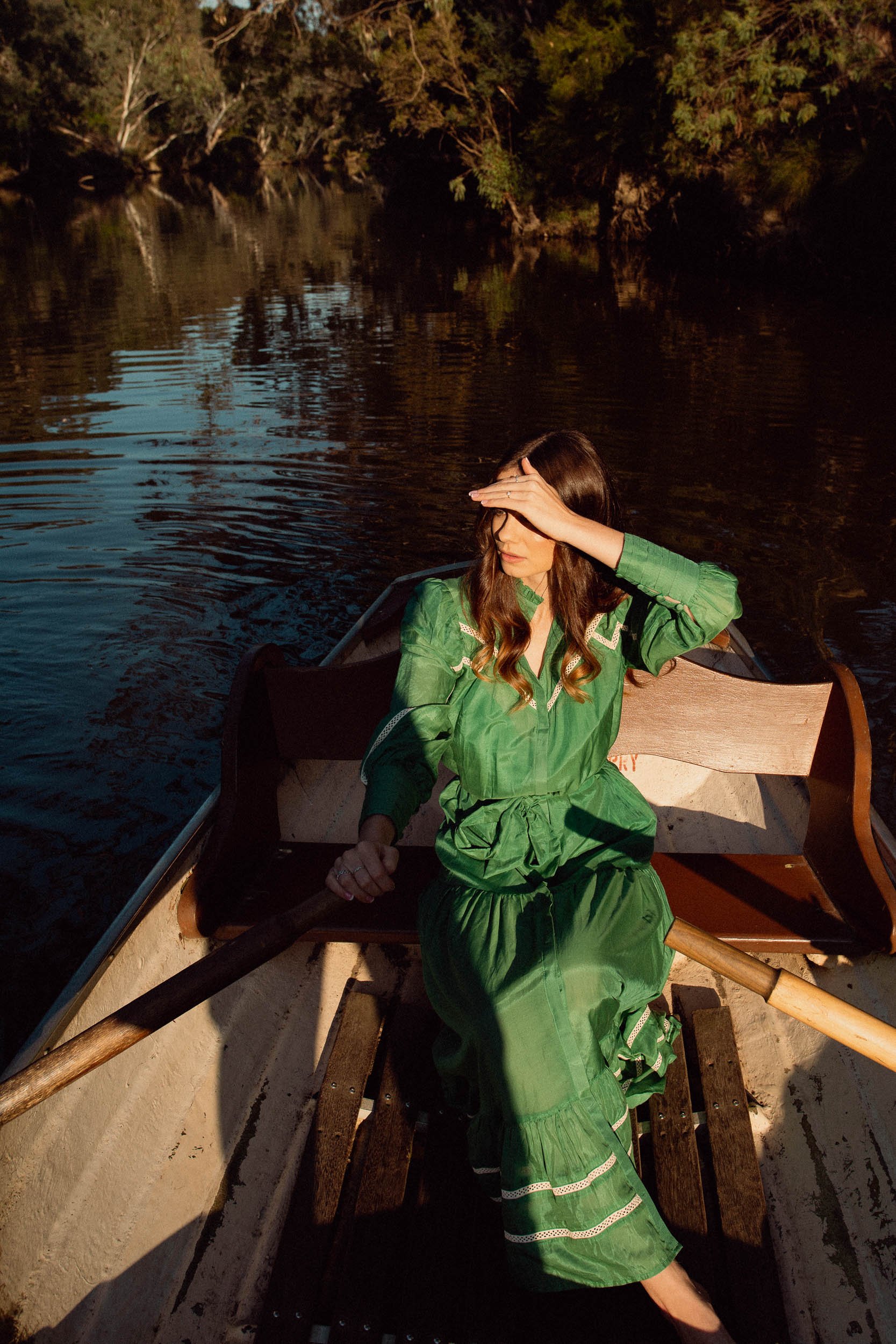 Ariel Russell - Photoshoot on Rowboat - Tarek Bieganski