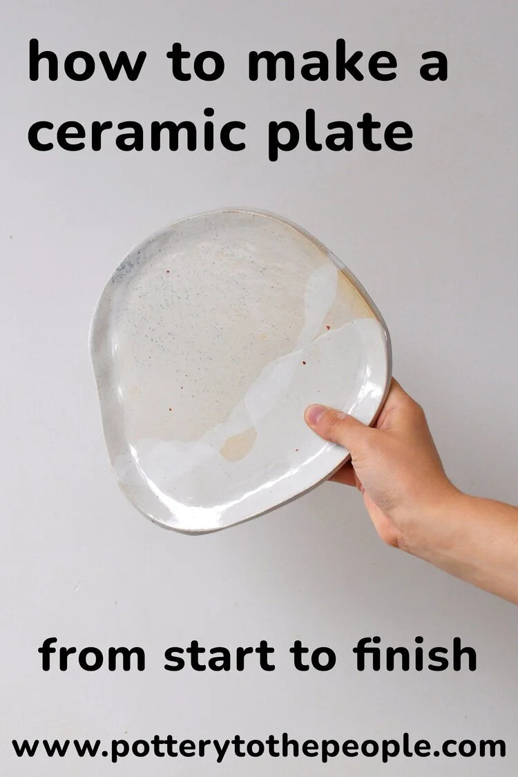 Making Slab Flask Easy Slab Plate Tutorial — pottery to the people
