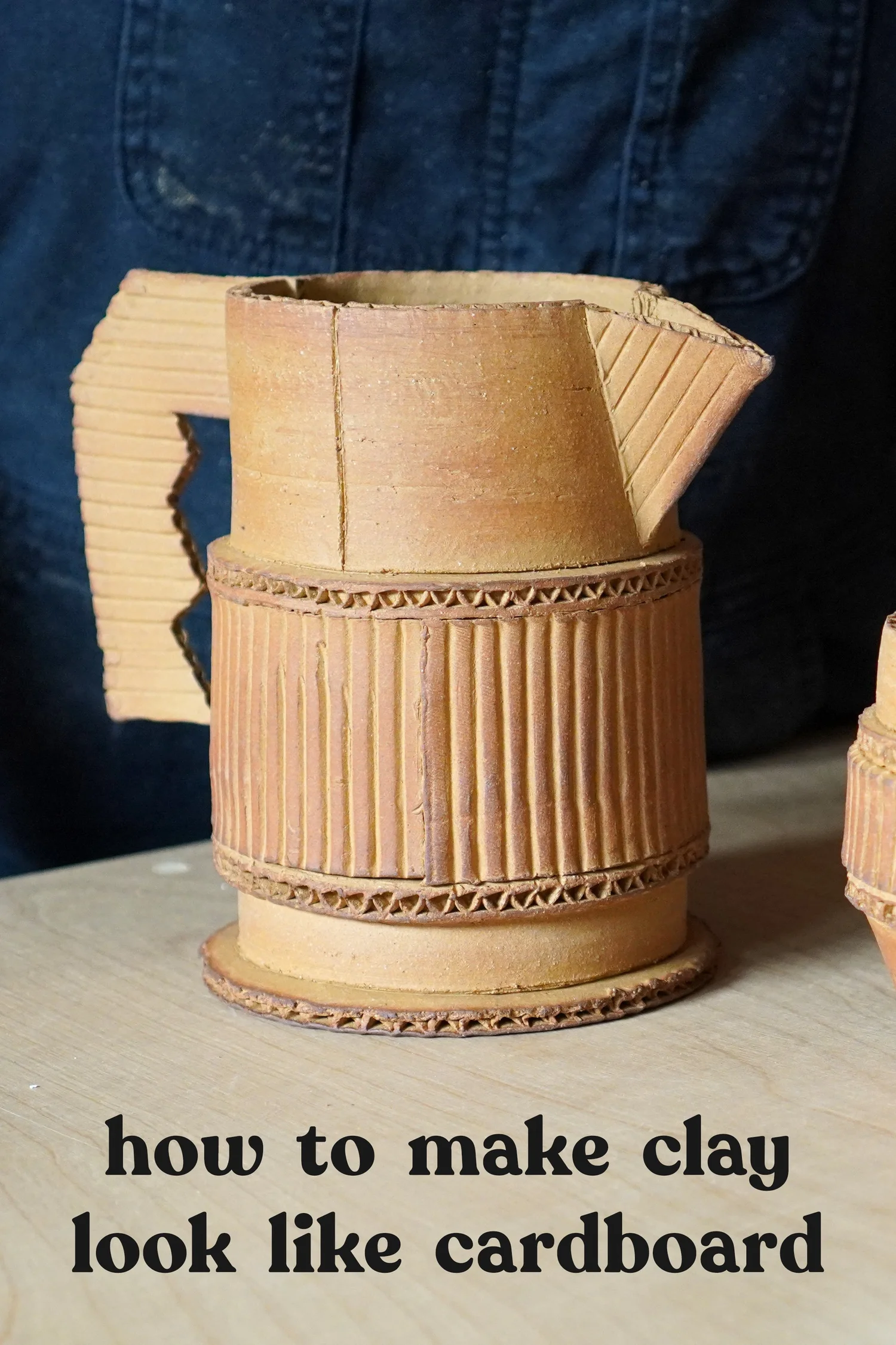 how-to-make-clay-look-like-cardboard-pottery-to-the-people