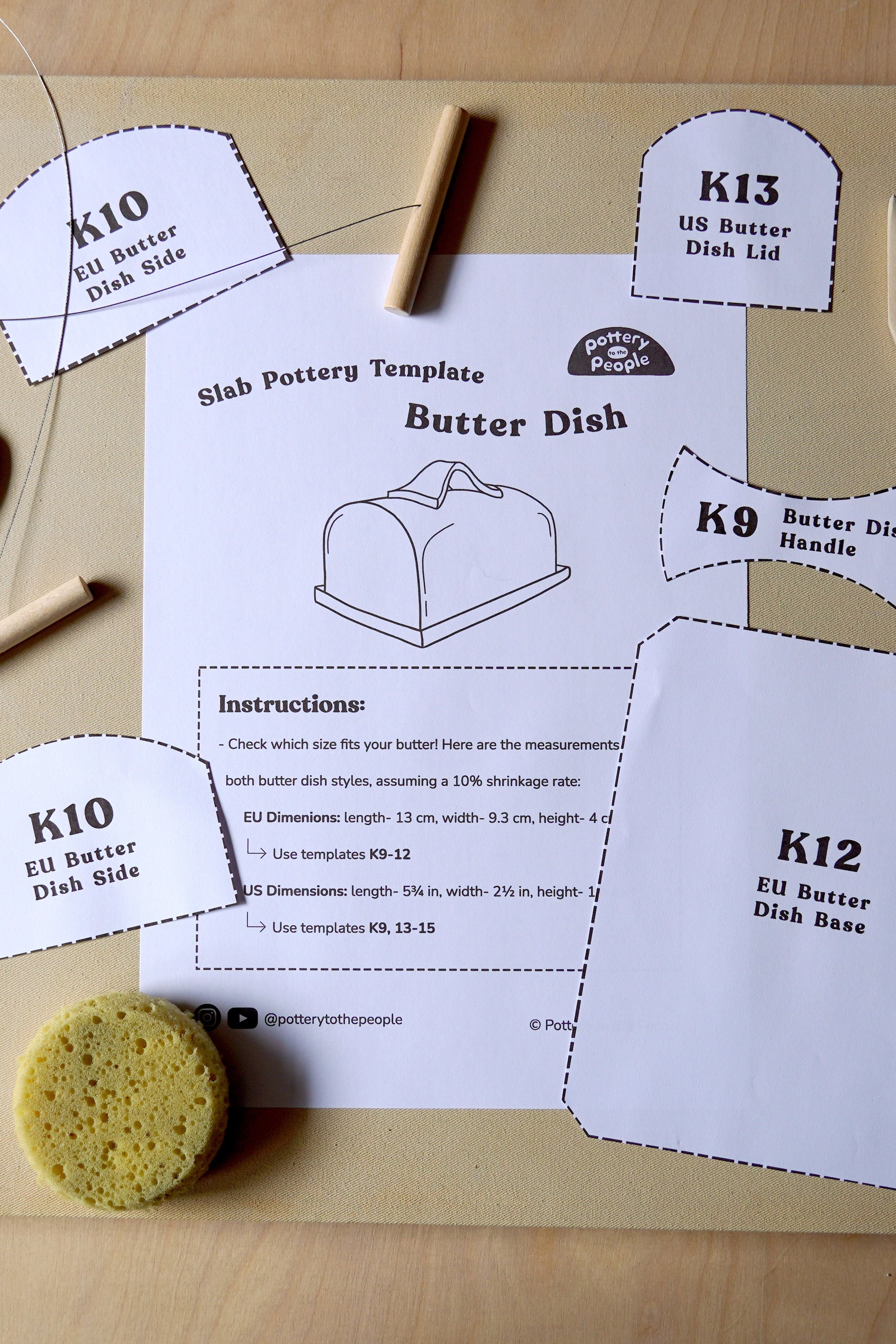 Butter Dish — pottery to the people