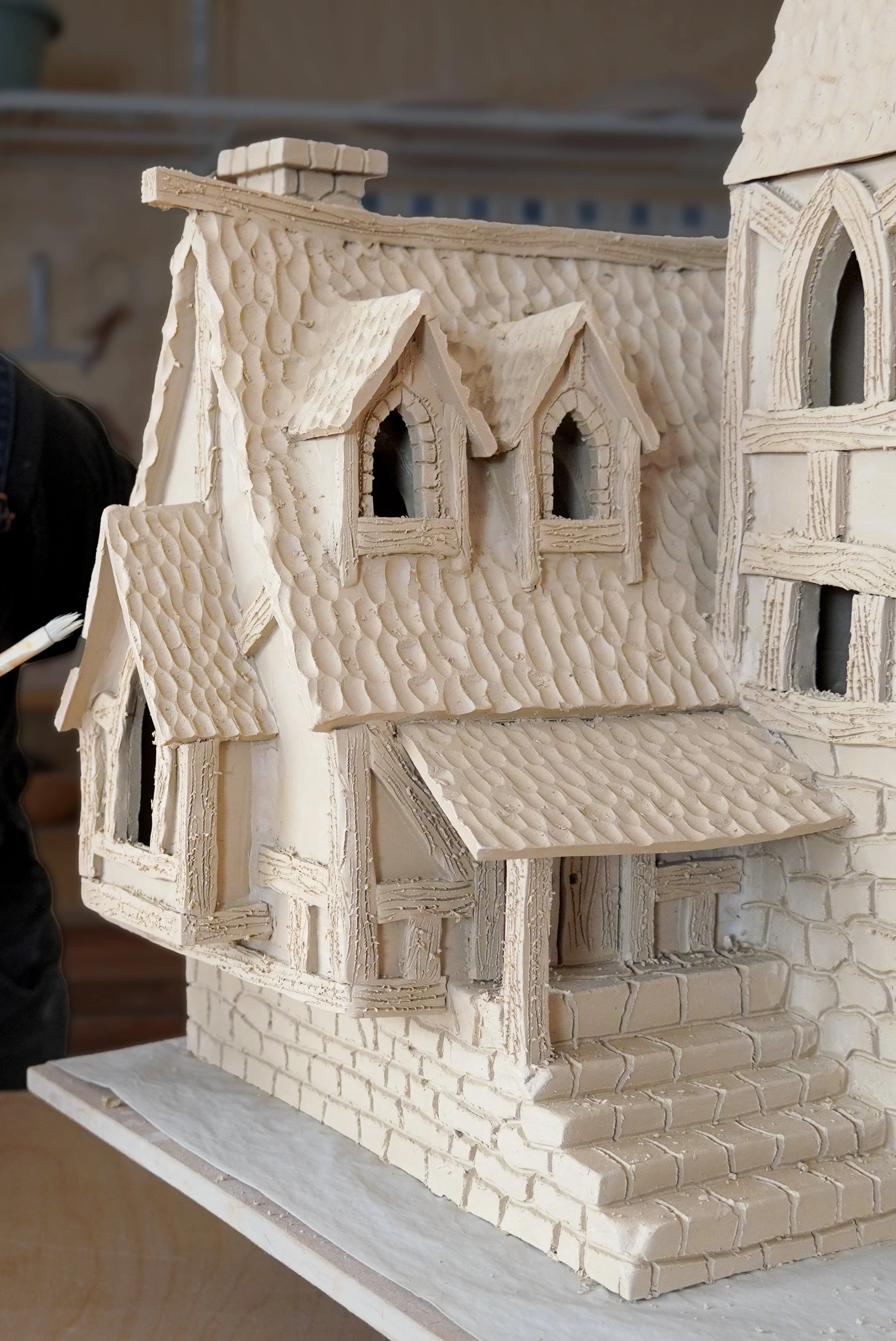 Making the Nerdforge Fantasy House — pottery to the people