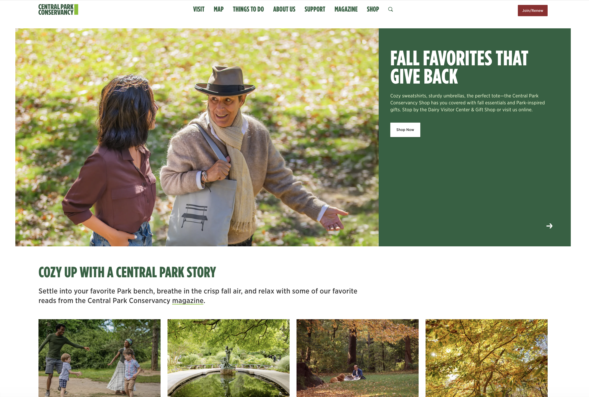 Fall Guide webpage