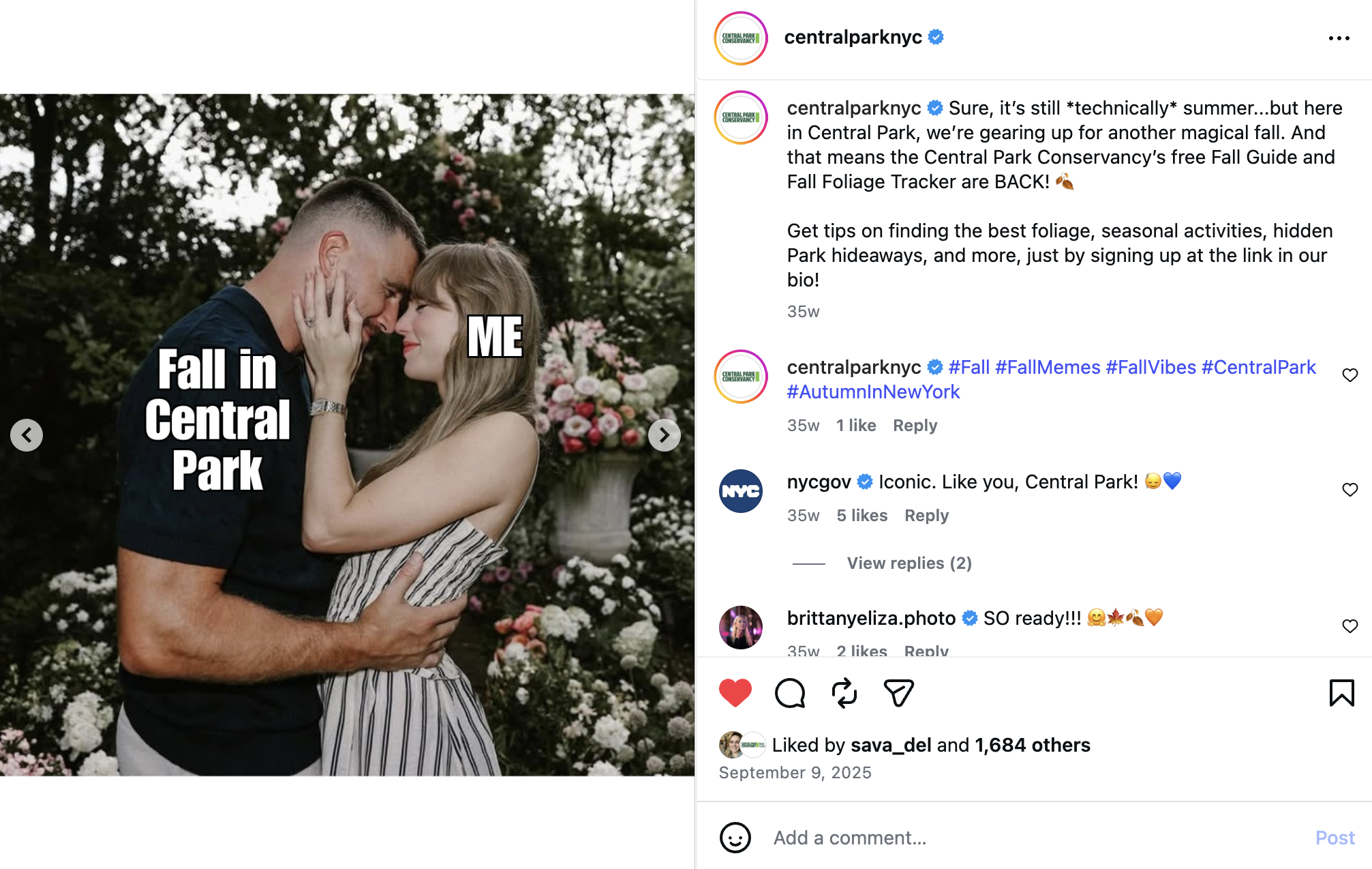I worked with the social media team to create memes promoting the Fall Guide: one of our most shared and most clicked-on posts of fall