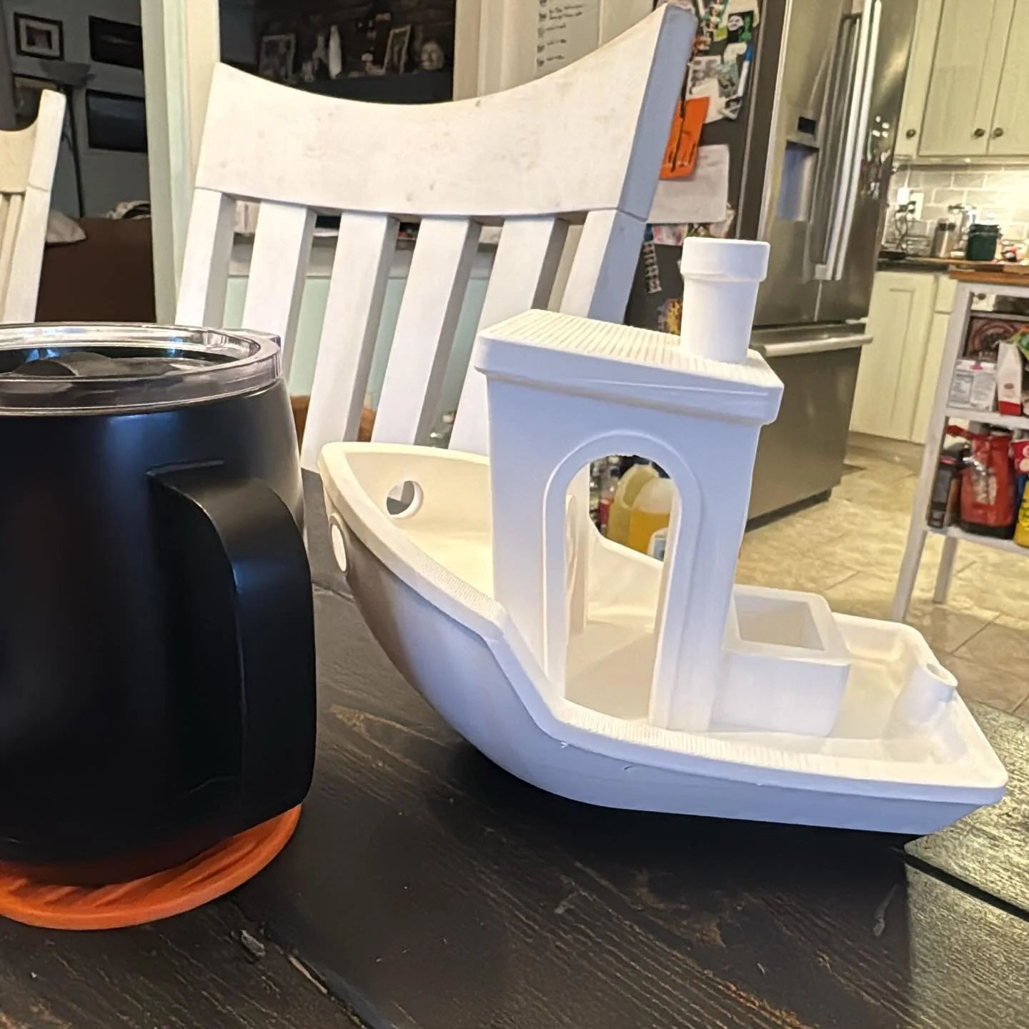 A 9 hour print of a benchy boat. Why did I need a large benchy boat? Because I can!!