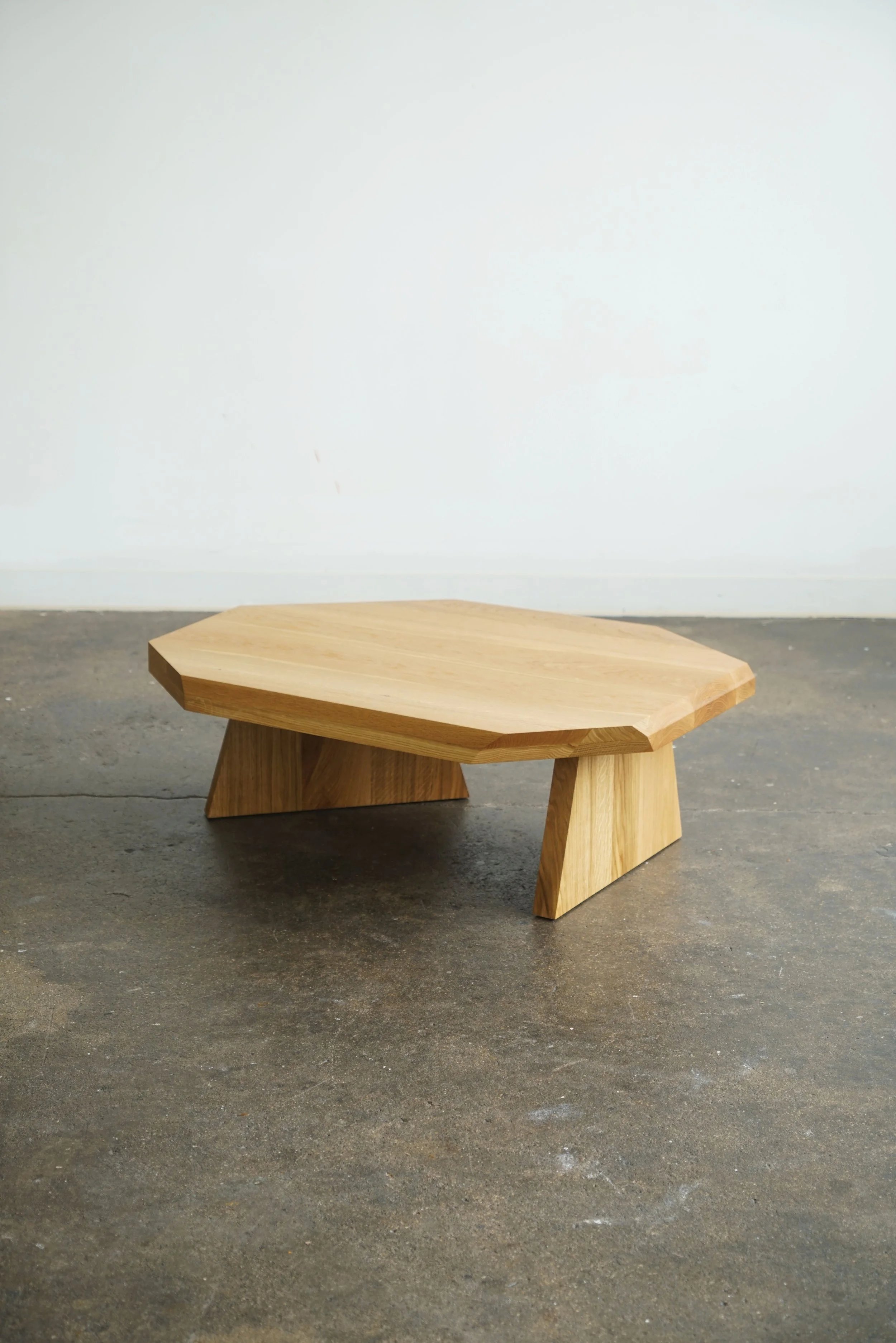 "Geo" Oak Coffee Table by Last Workshop