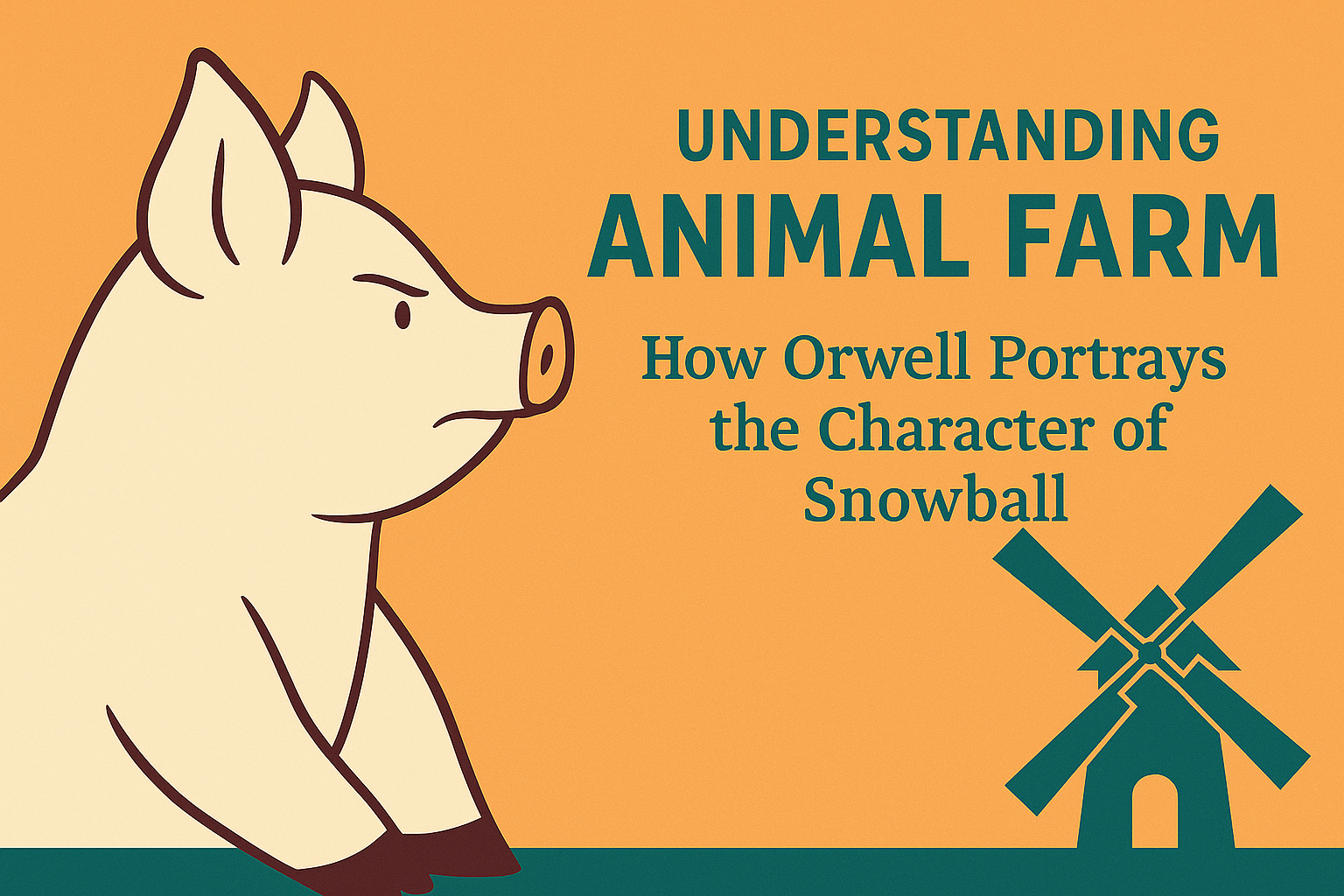 Animal Farm – How Does Orwell Present the Character of Snowball?