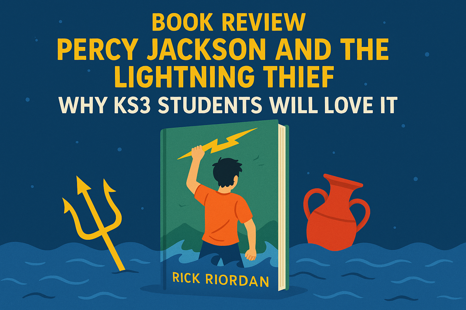 Book Review: Percy Jackson and the Lightning Thief by Rick Riordan (Why KS3 Students Will Love This Epic Adventure)