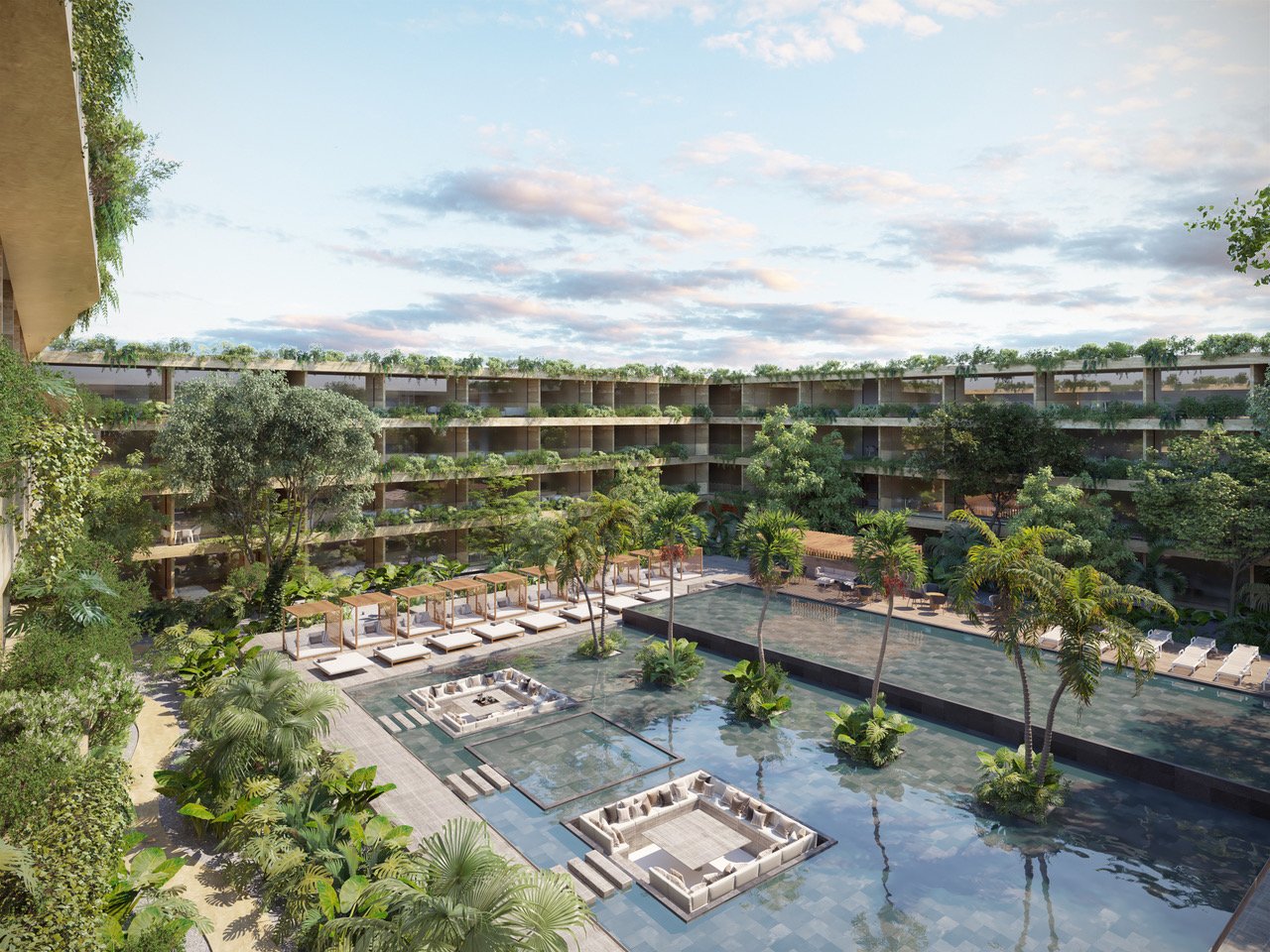 Lush and Luxury Apartments Close to the Beach