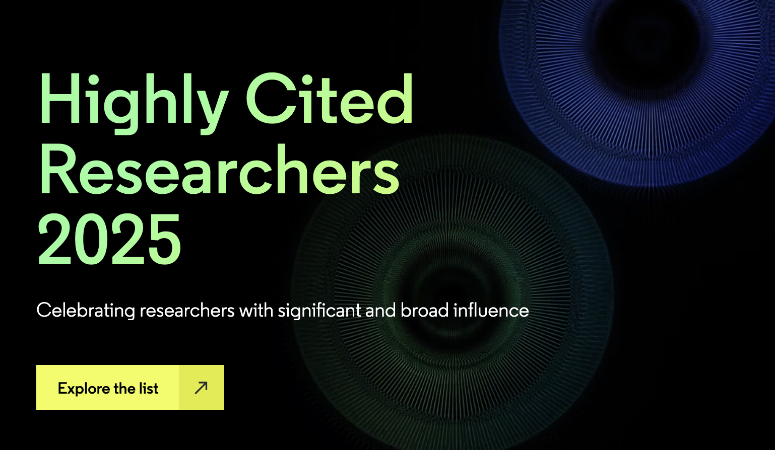 2025 Highly Cited Researcher