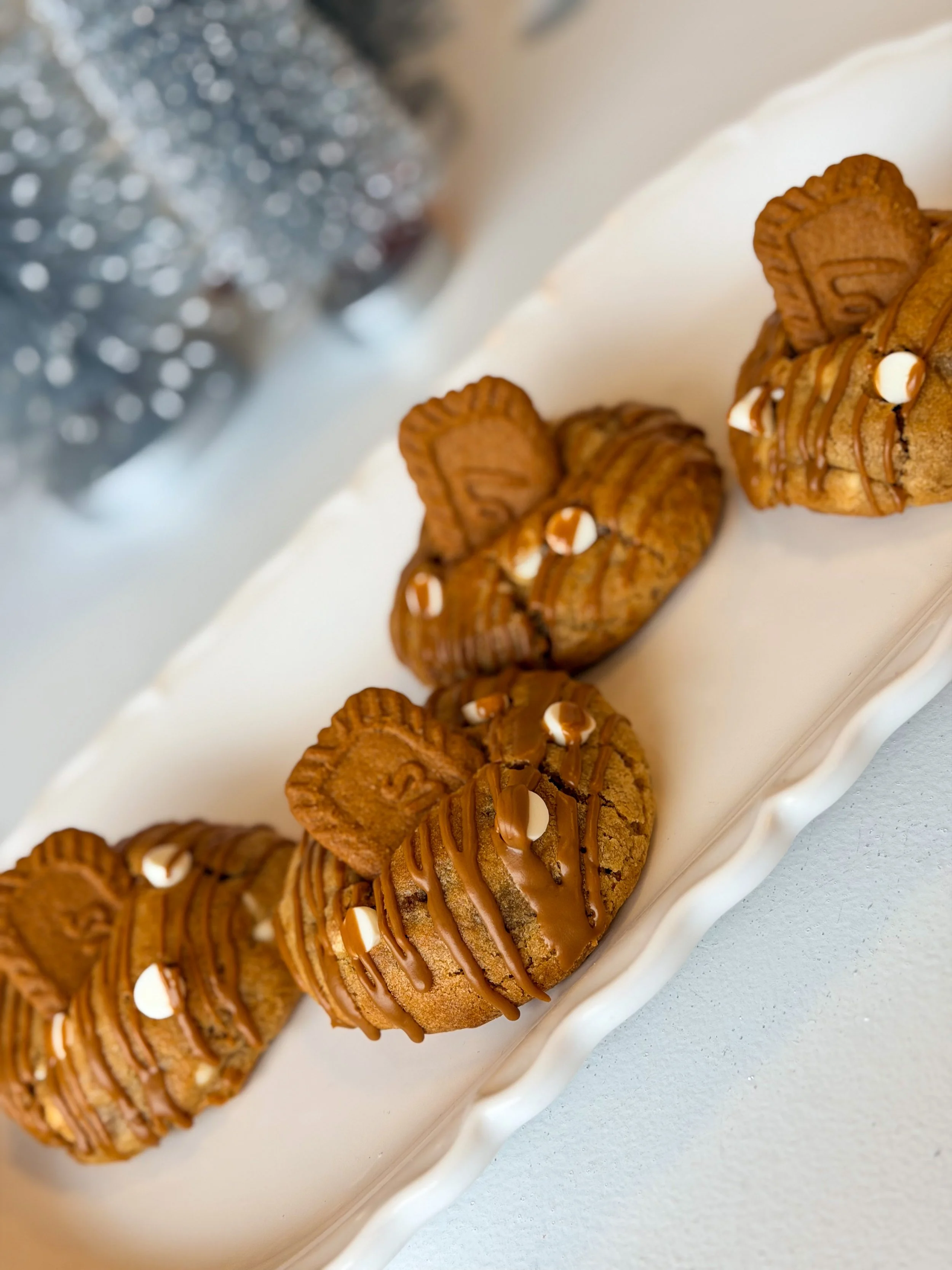 Biscoff Stuffed Cookie