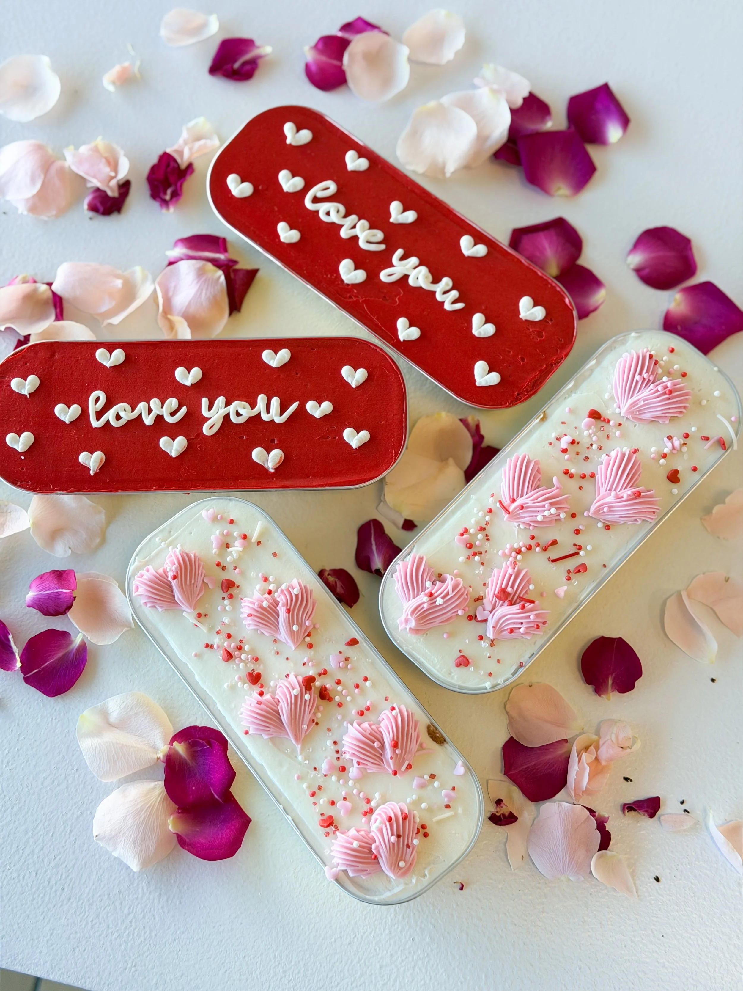 Grab & Go Cake + Cookie Tins - Valentine's Day
