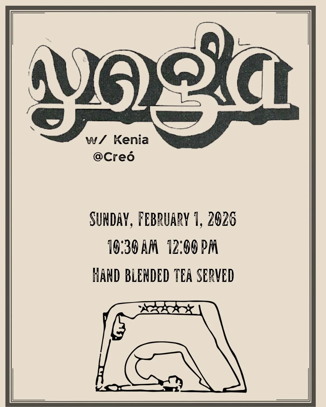 Yoga & Tea with Kenia 