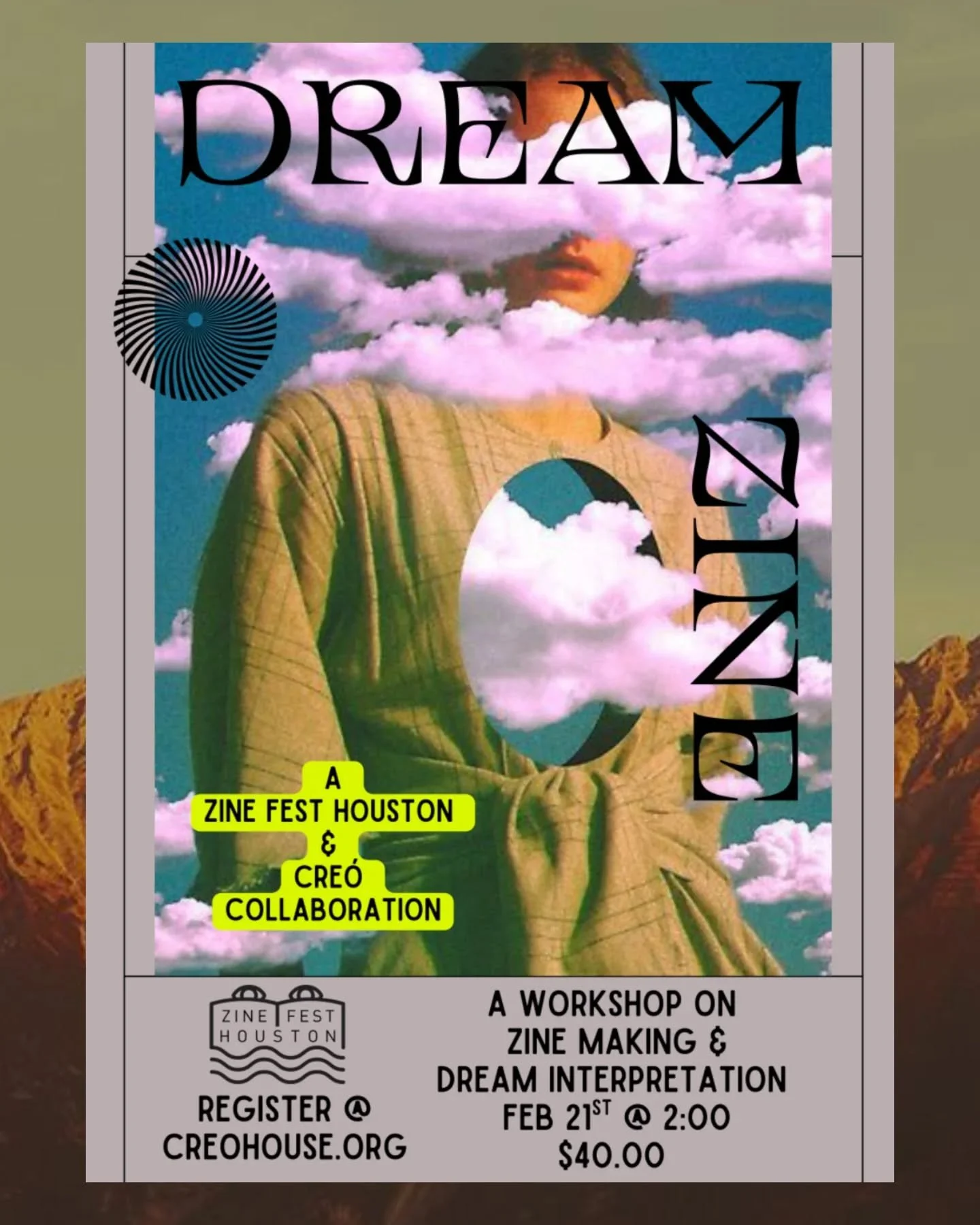 ☁️ Only in Dream Zines ☁️ 

Hey remember that dream you had recently? The one you were still dissecting while you brushed your teeth, and were still rearranging layer by layer while stuck in the stalls of traffic on your way to work? 

What was that 