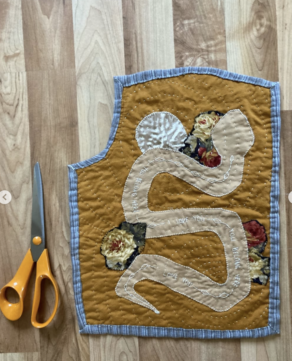 Textile Art and Hand Quilting 101 with Yarn Trash