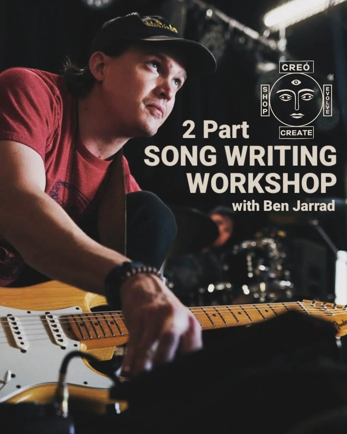 NEW WORKSHOP : Songwriting with Ben Jarrad 🎶

Got unfinished voice memos, random notebook lines, or Grammy worthy shower-thought choruses you don't know where to take next? Well Ben Jarrad knows how that goes - and has plenty of advice on ways you c