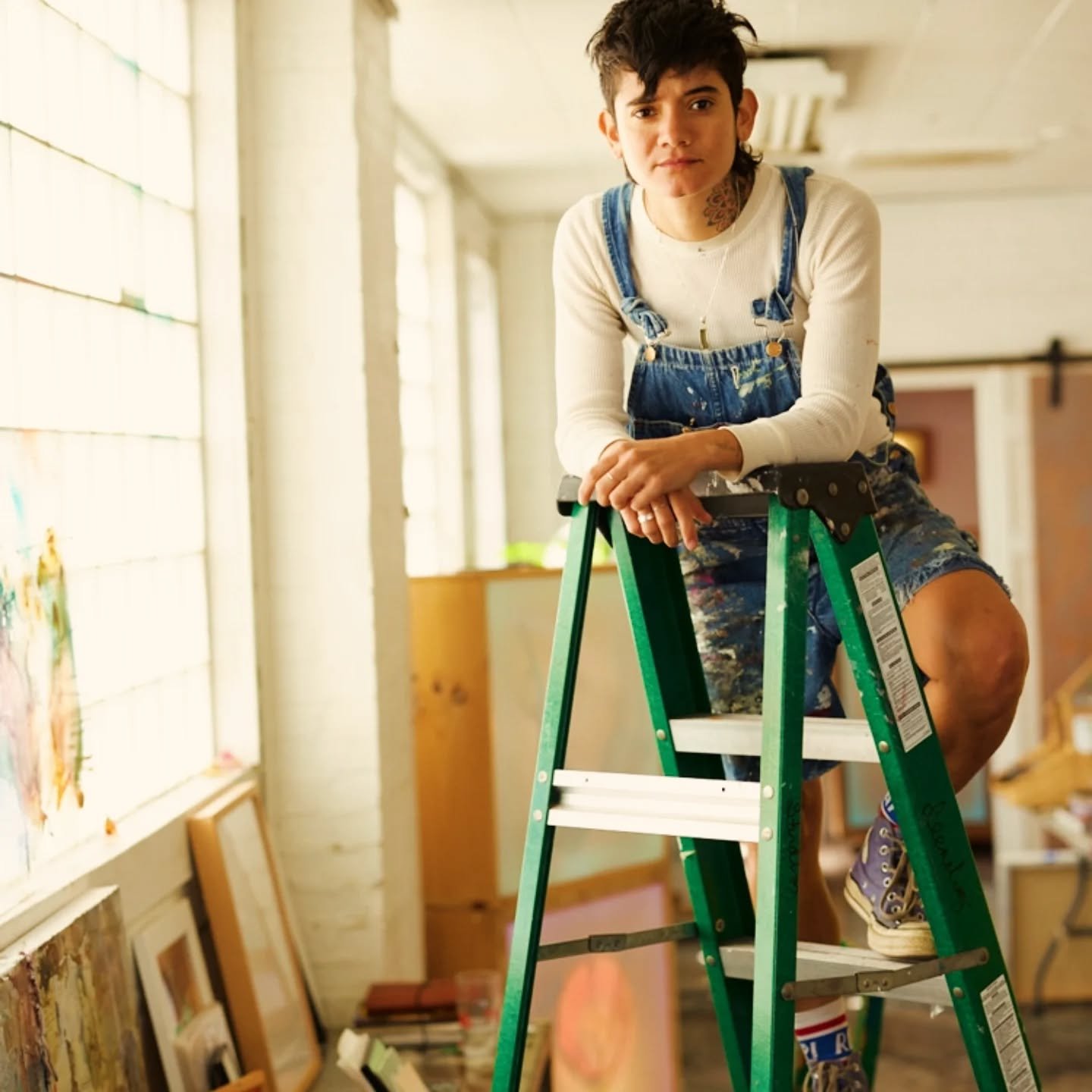 Artist highlight : Stephanie Gonzalez 🌞

Stephanie&rsquo;s practice explores intuition, transformation, and the unseen forces that shape our inner and outer worlds. Working across mixed media, painting, and textiles, her pieces blur the line between