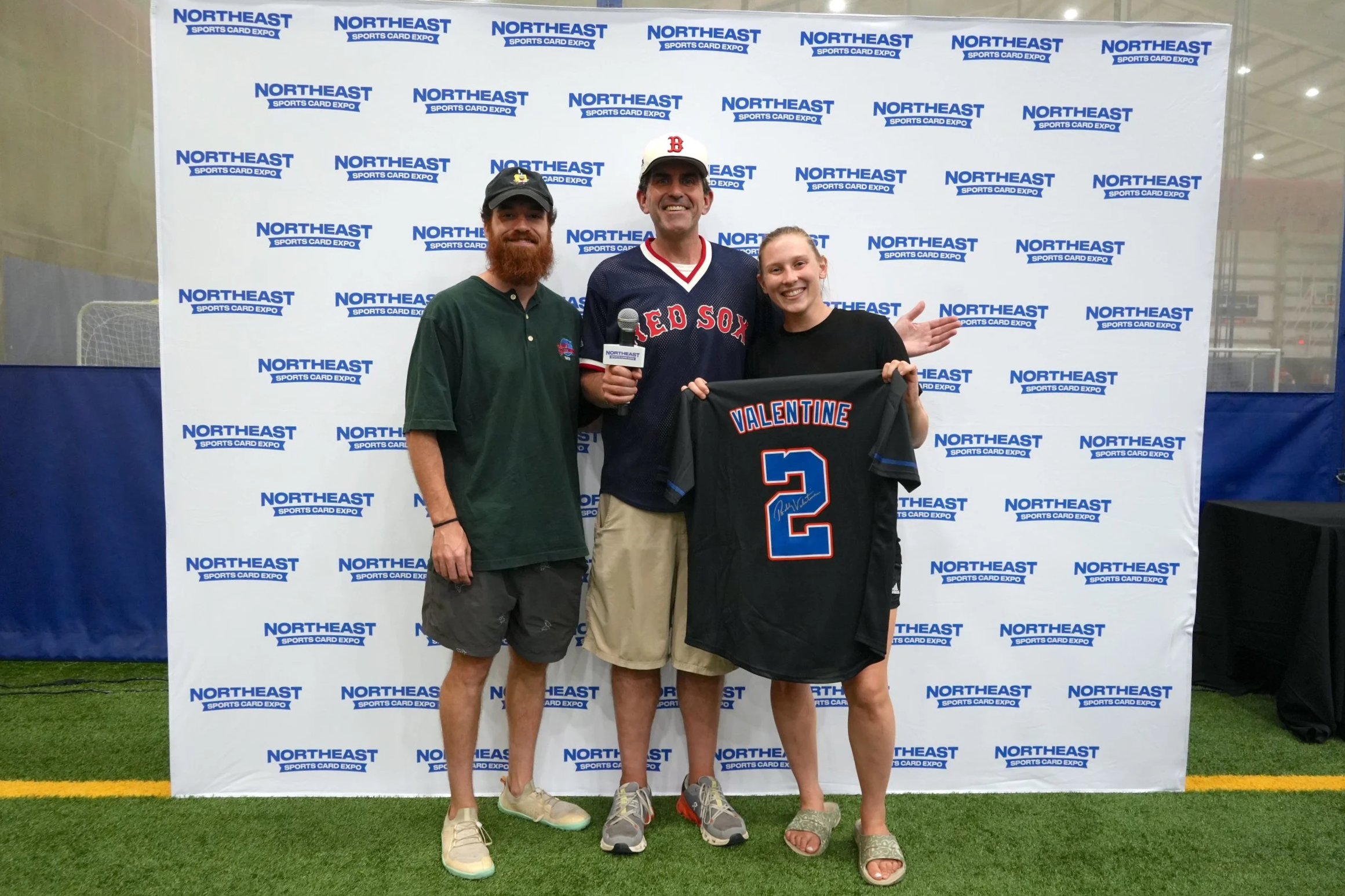 Nick "Fitzy" Stevens with raffle prize winners