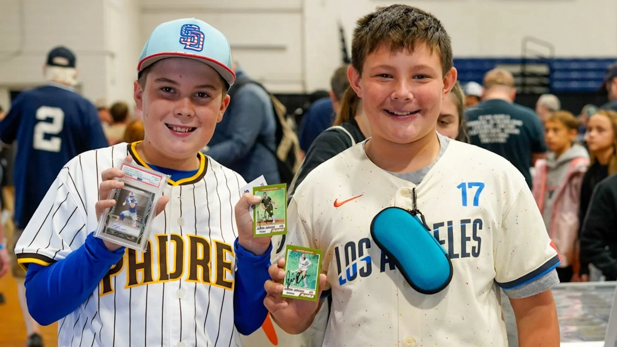 Attendees at the Northeast Sports Card Expo: Maine