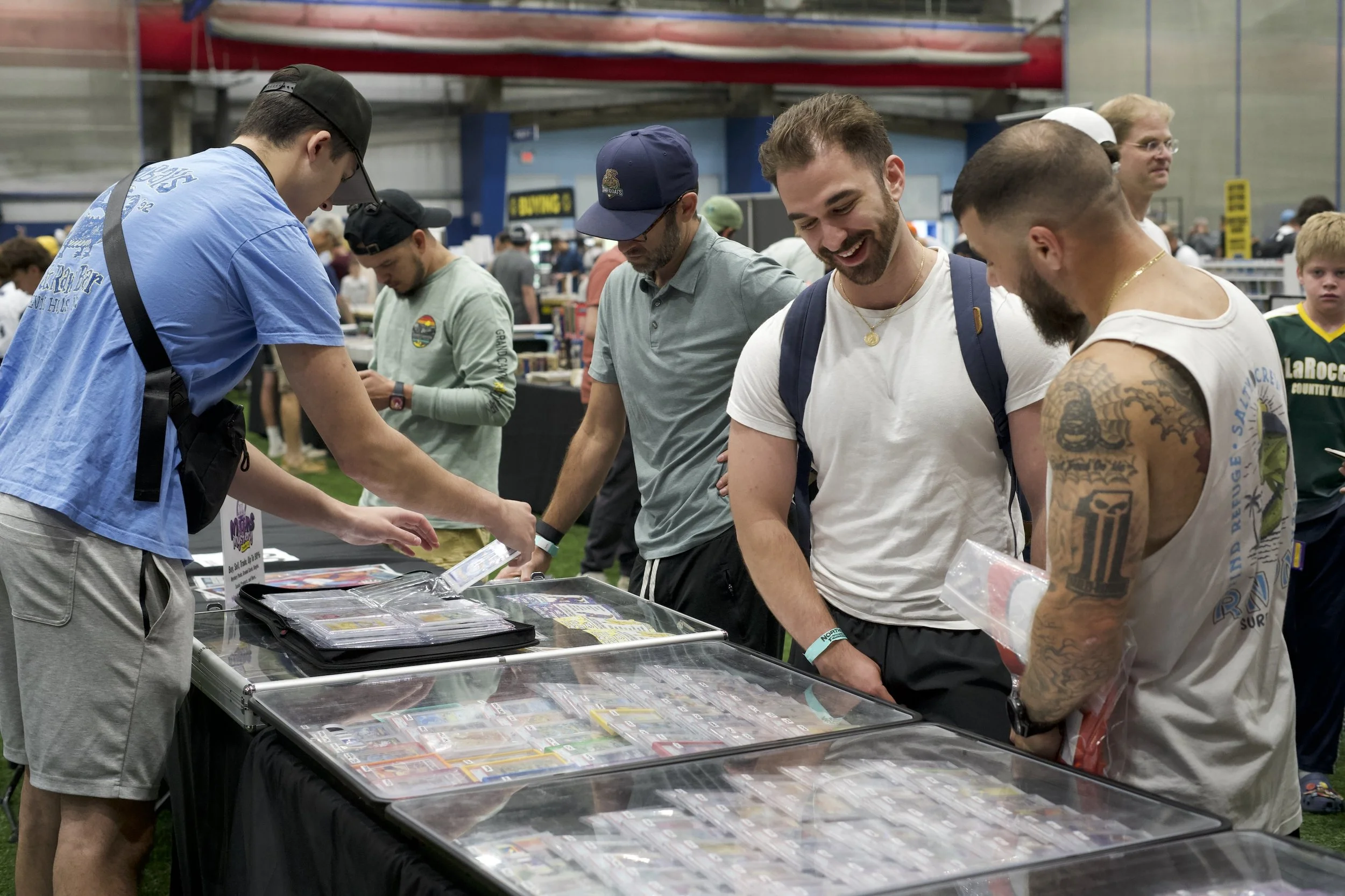 Attendees at the Northeast Sports Card Expo: Stamford 2025