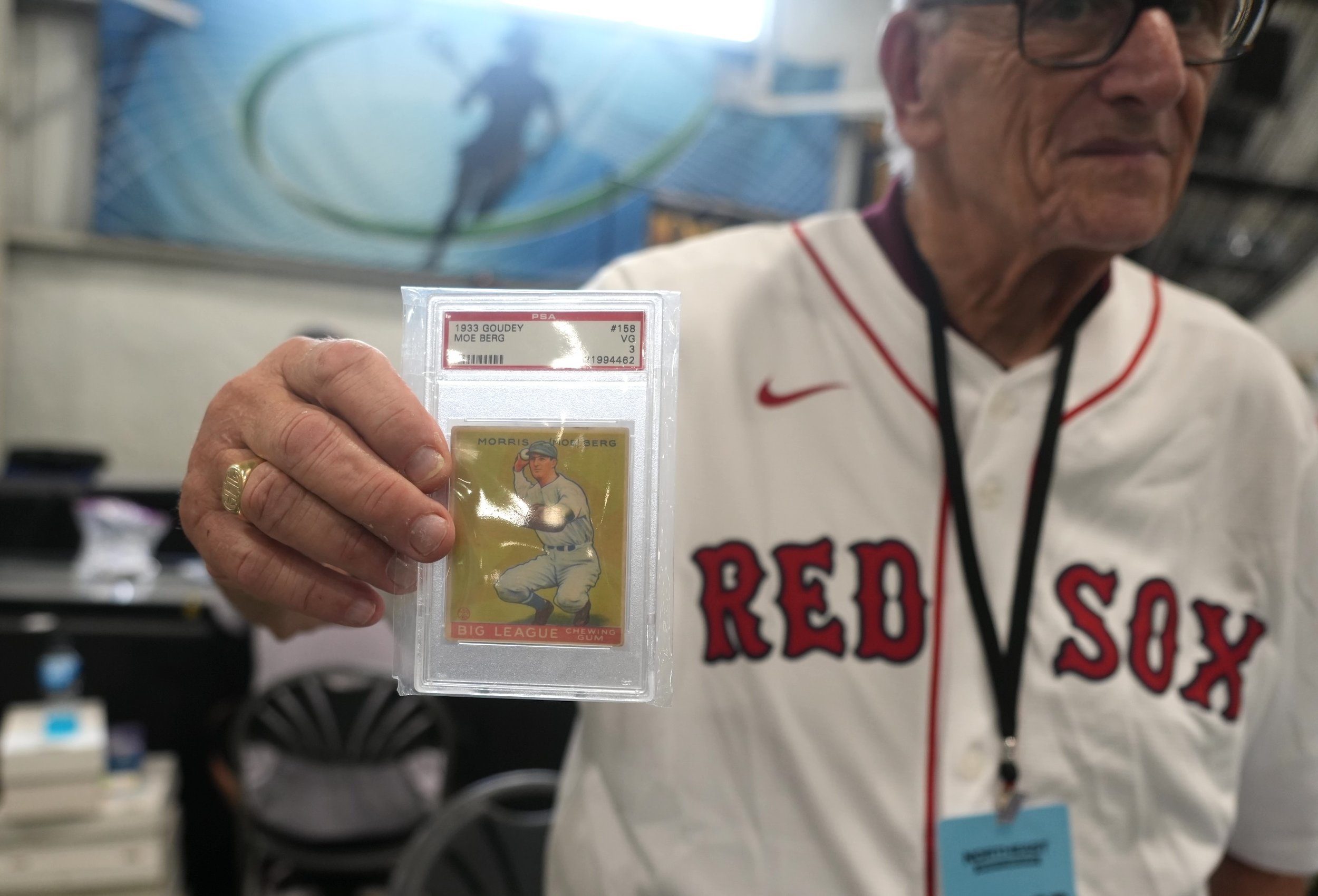 A vendor on the show floor