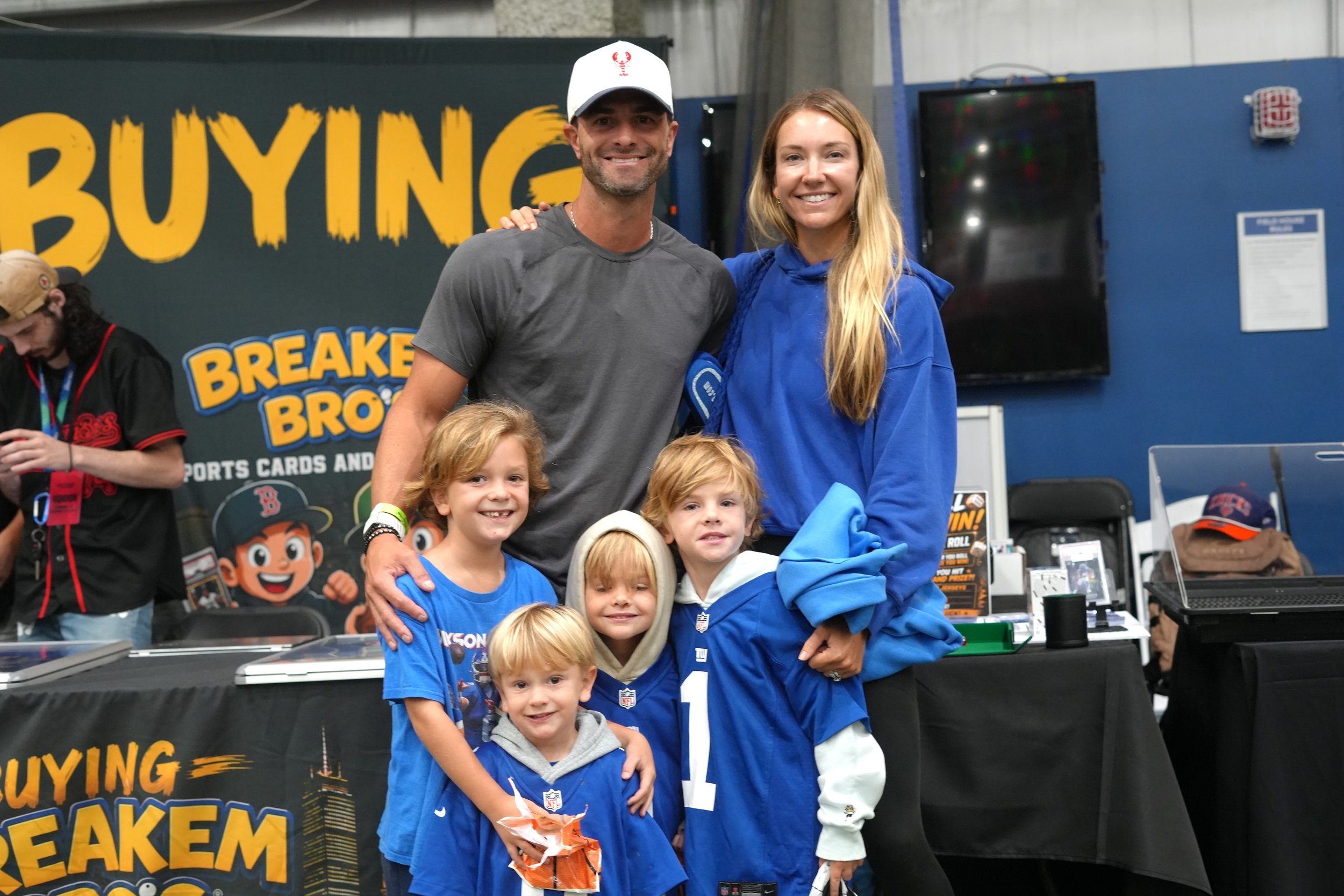 Attendees at the Northeast Sports Card Expo in Stamford, Connecticut