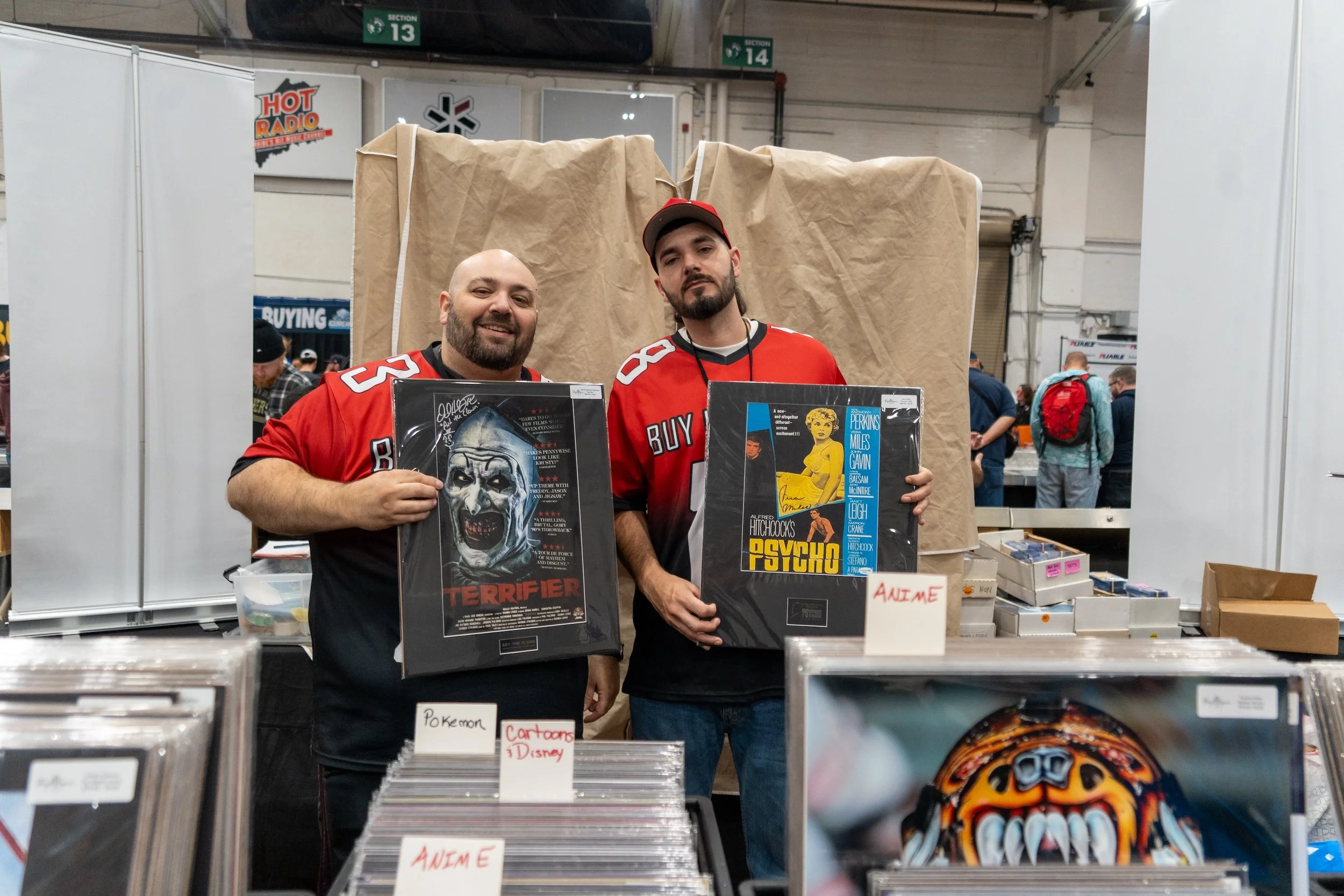 vendors showing off their Halloween-themed items