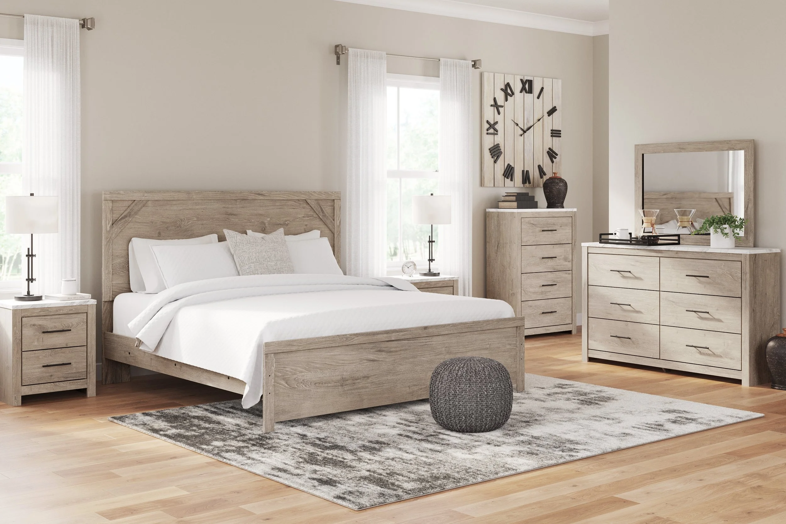 b1191 Senniburg 3pc. bedroom suite — The Furniture Store Piqua