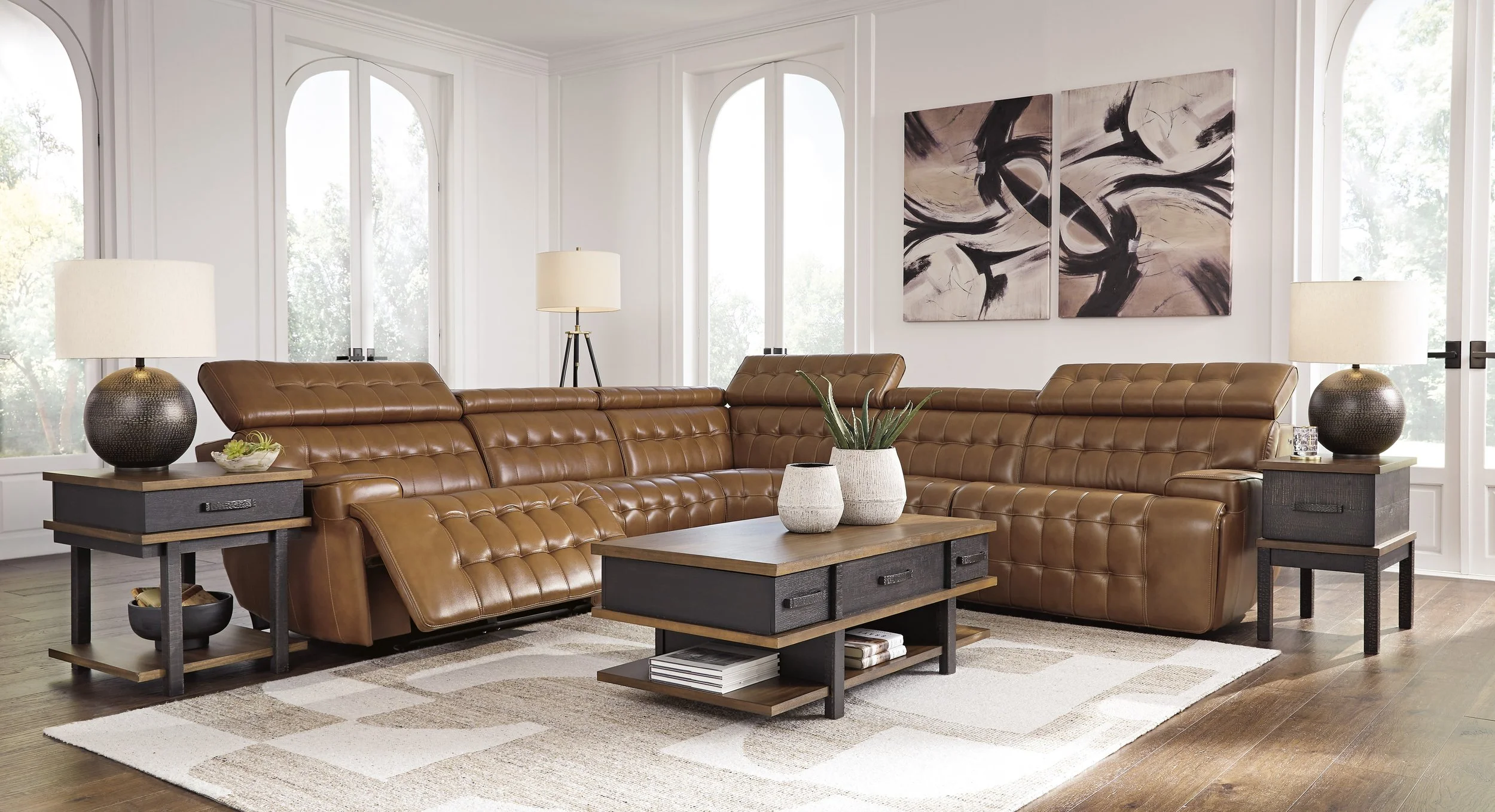 Temmpton Power Reclining Sectional