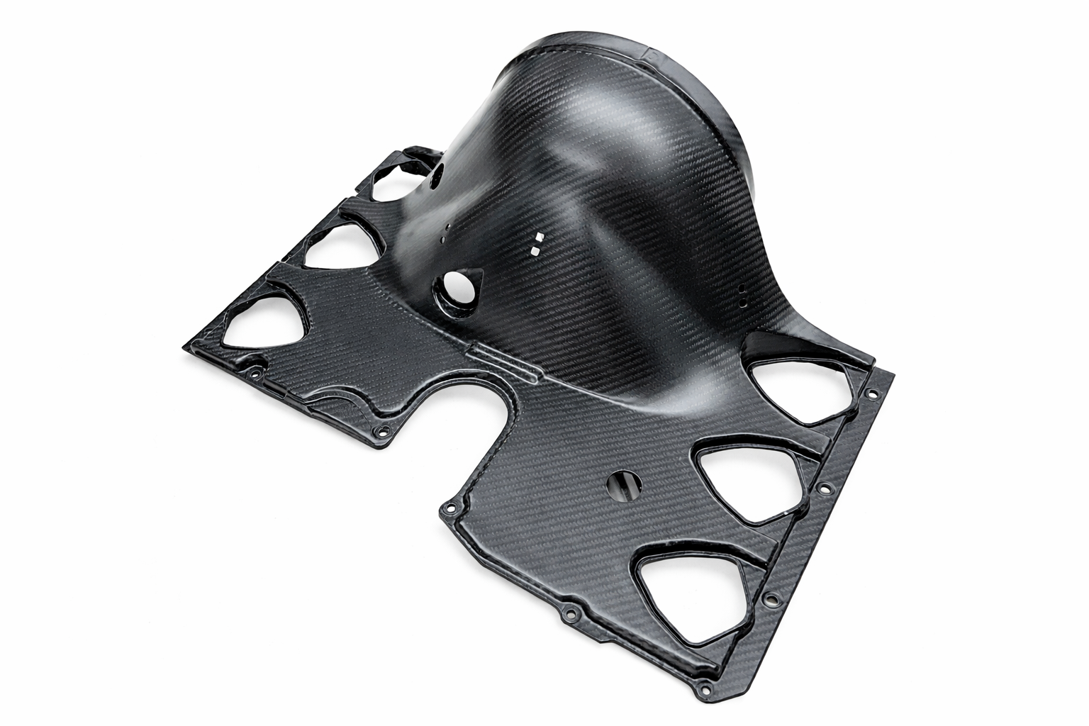 964 Fan Shroud with Integrated Heater Block Off