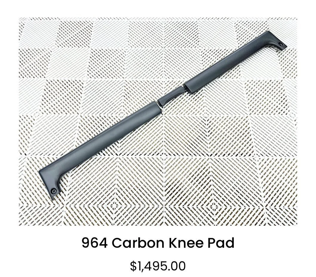 We have carbon fibre 964 3 piece, 964 RS 1 piece and 964/993 with airbag knee pads in stock.