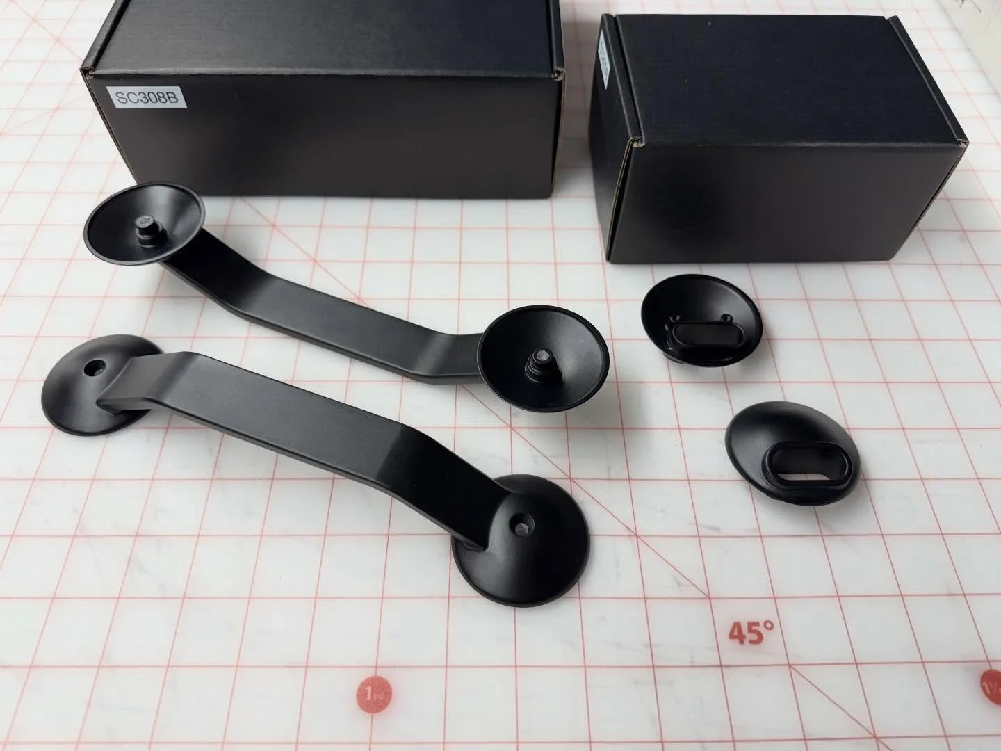 Billet Aluminium RS Interior Door Handles And Rosettes. Available in black or silver 👍