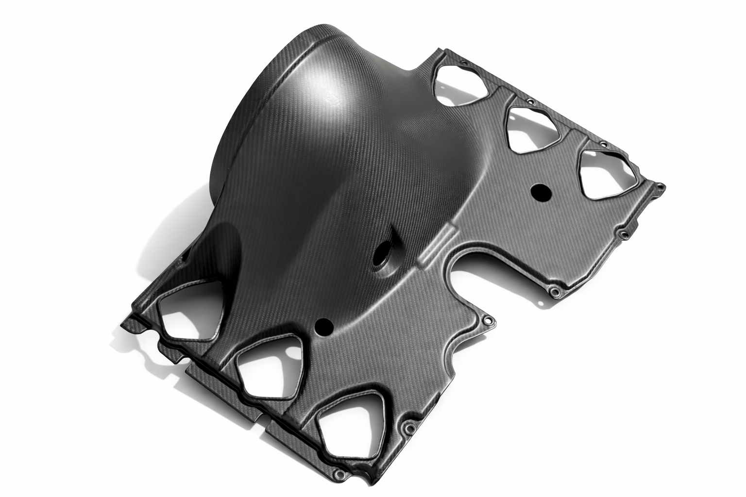 993 Fan Shroud with Integrated Heater Block Off