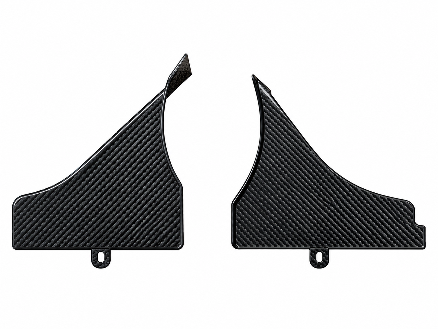 Carbon Fan Shroud Heater Block Off Plate Set