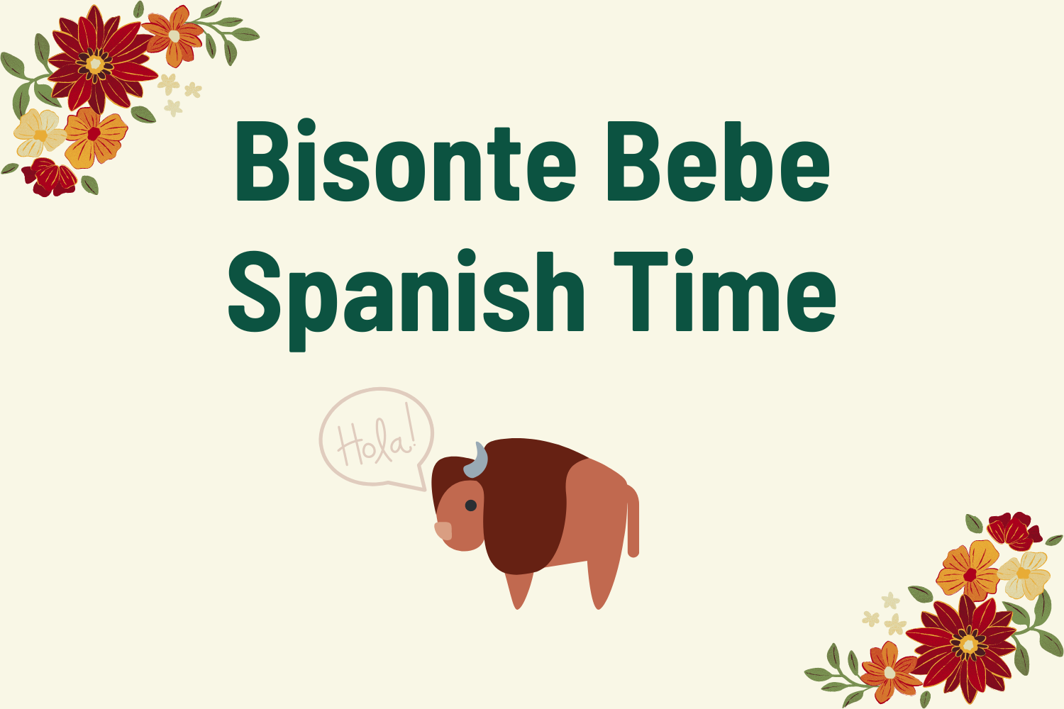 Little Bison Spanish Class at Rosemont Elementary