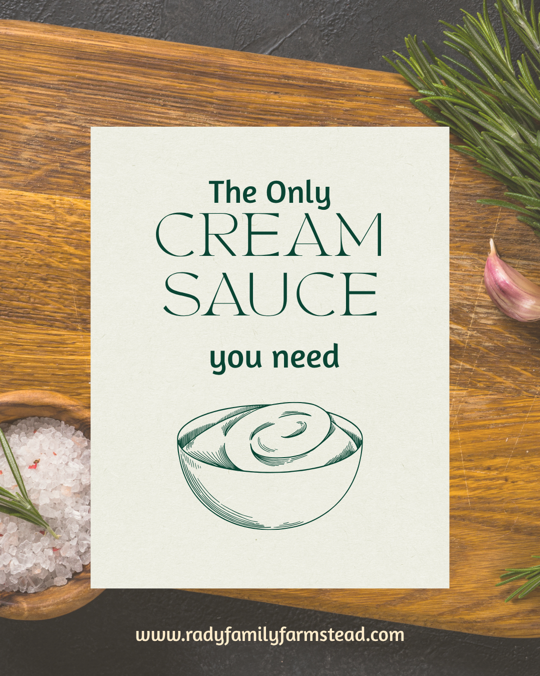The Only Cream Sauce You Need