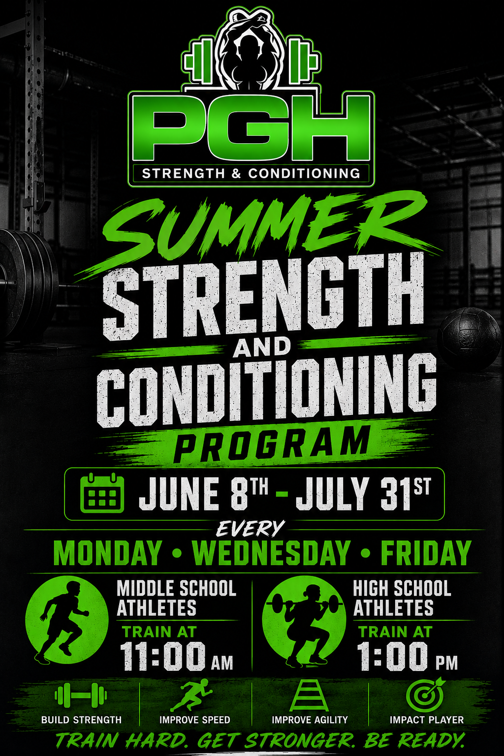 Summer 26 Strength & Conditioning