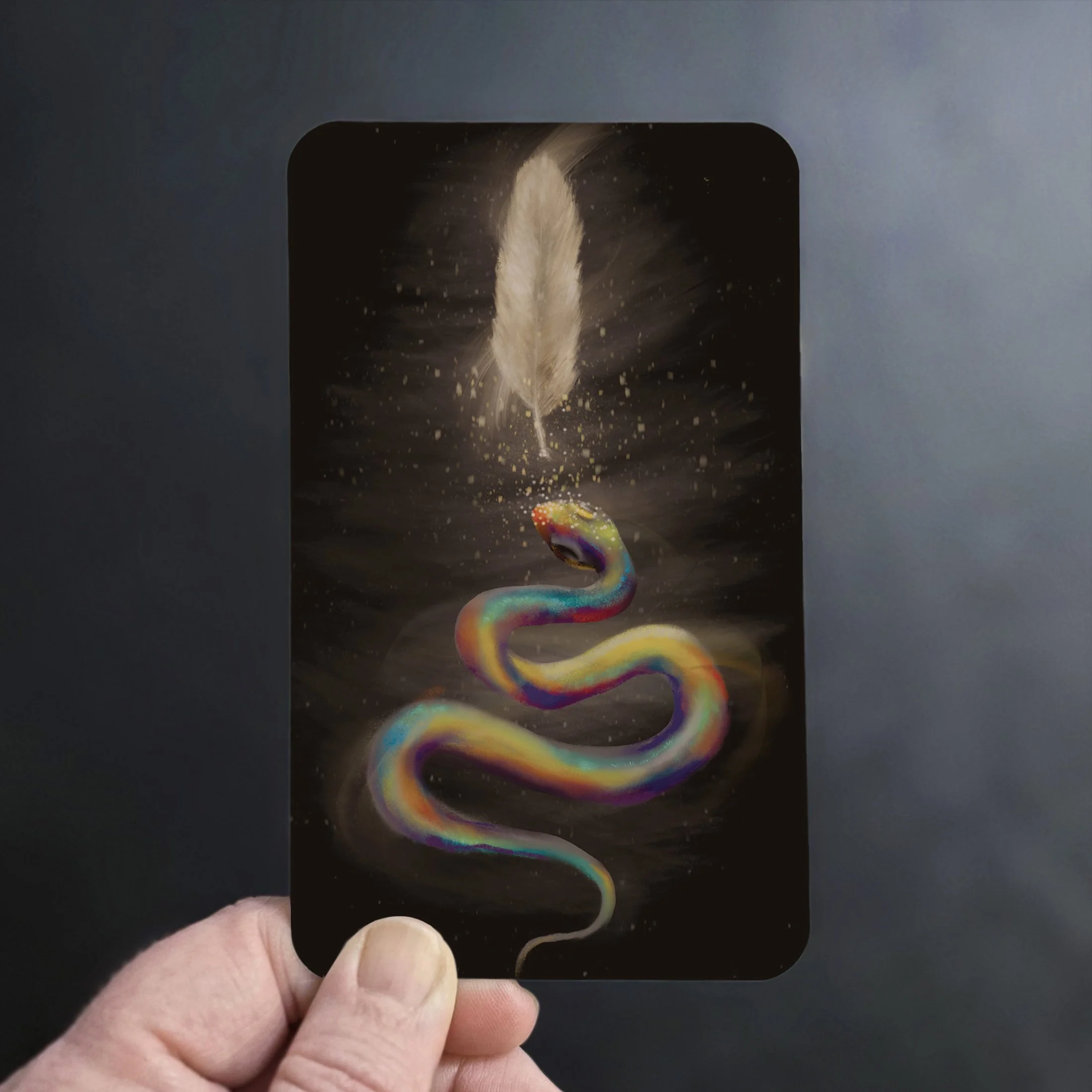 The Snake &amp; Feather Card
