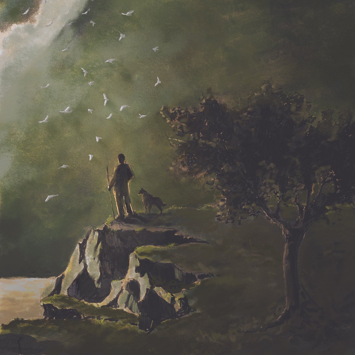 Untitled (Somebody, with Sunrise)