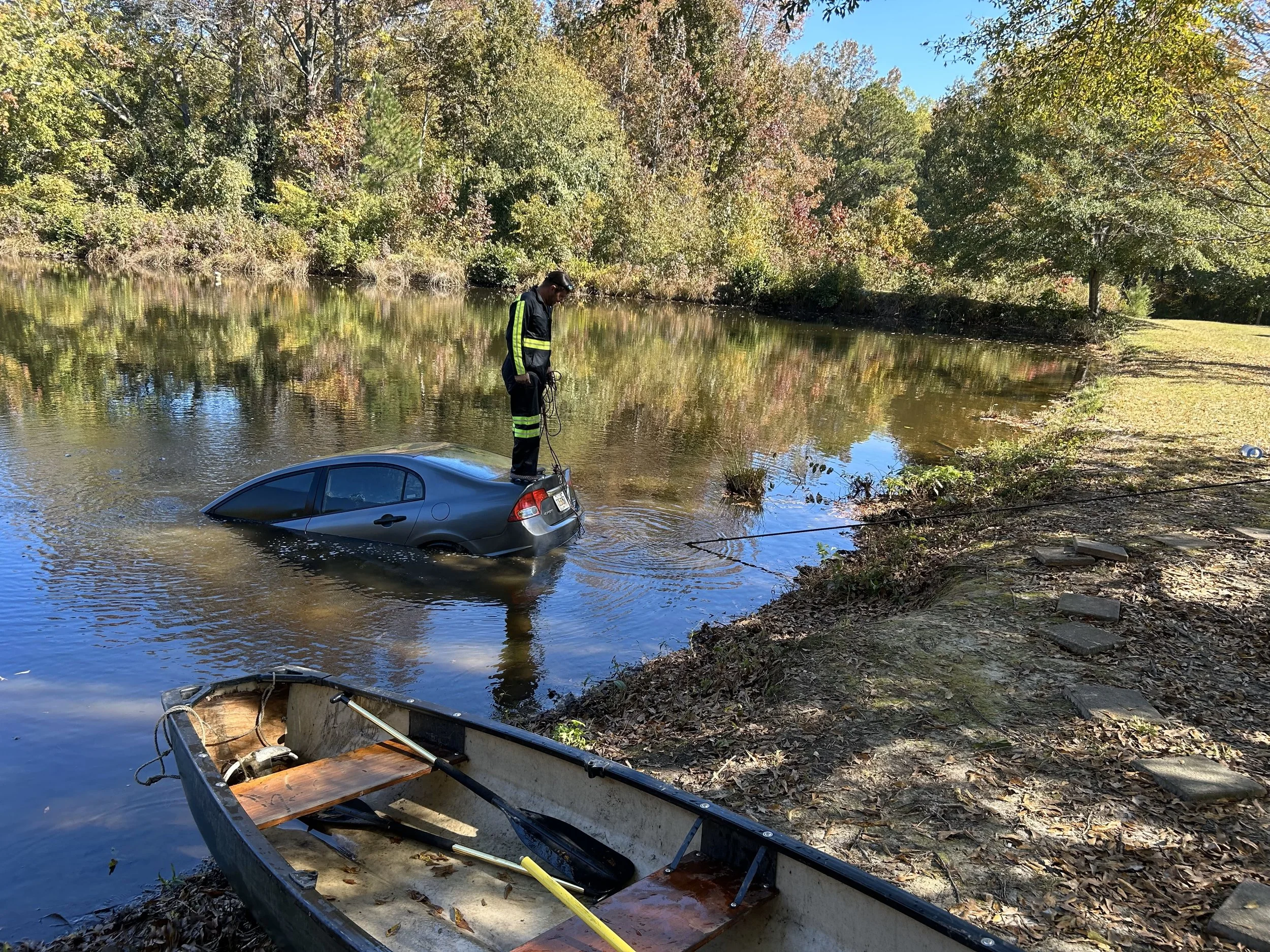 I Drove Our Car Into Our Pond…