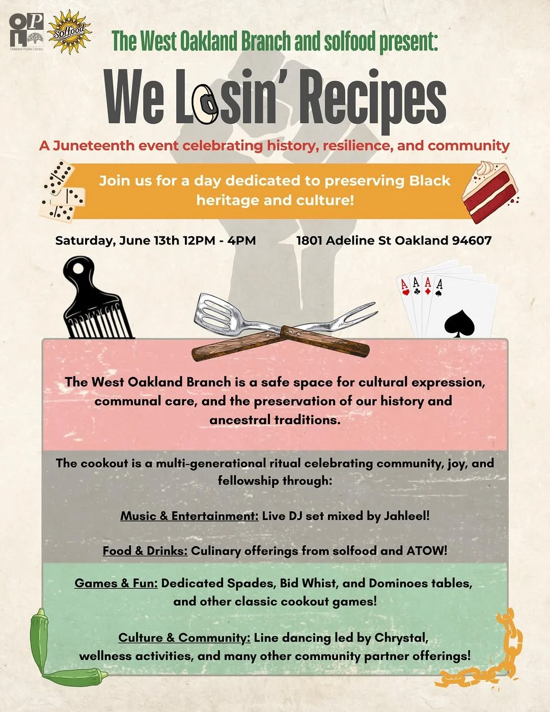 A Taste of West Oakland: We Losin’ Recipes