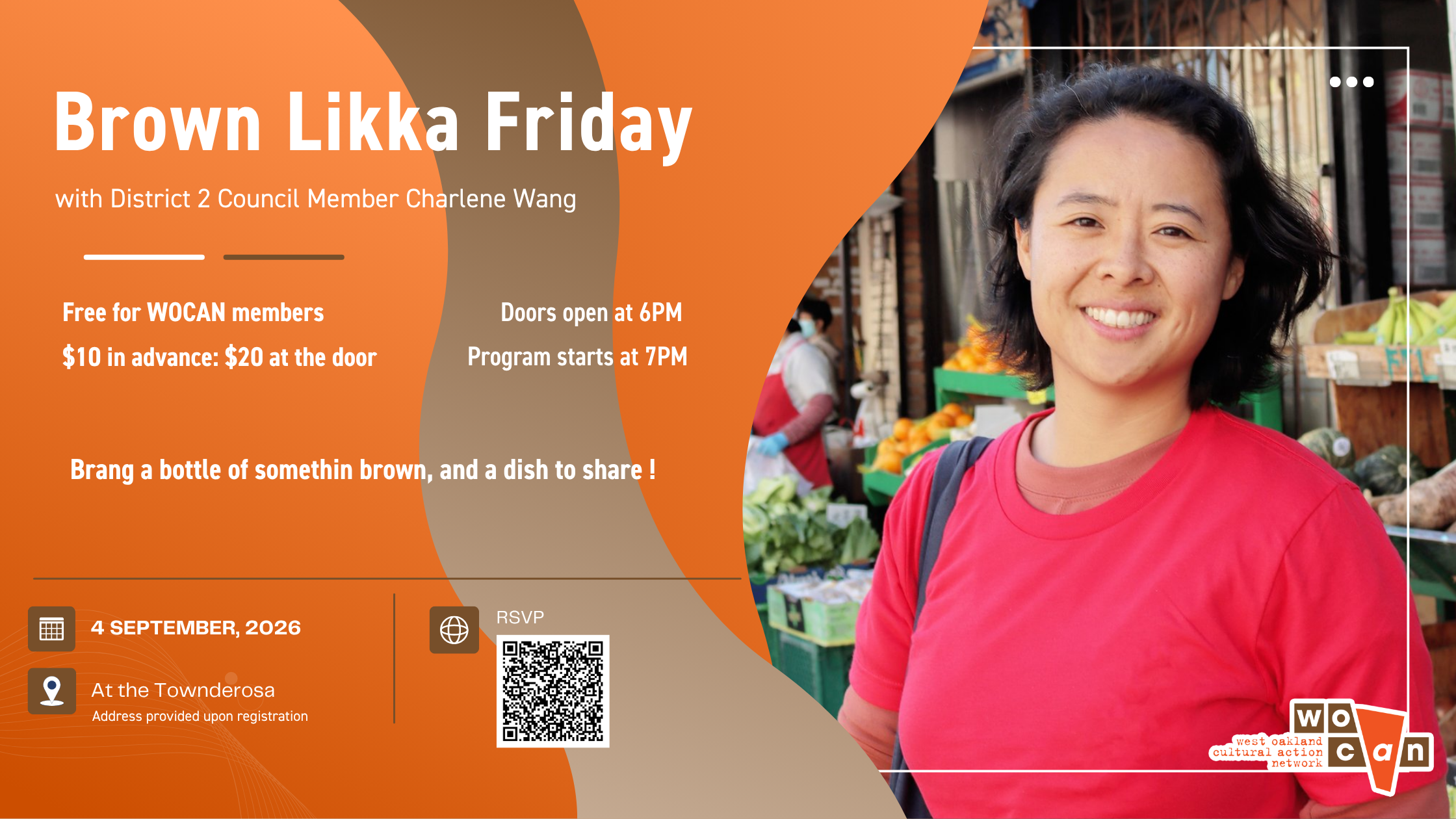 Brown Likka Friday: An evening with District 2 Councilmember Charlene Wang
