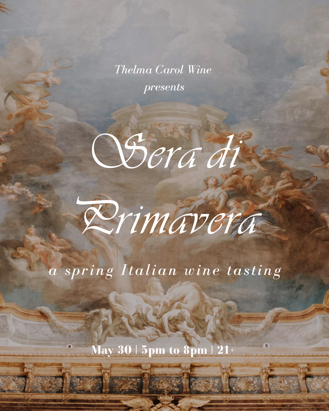 Sera di Primavera; a spring Italian Wine Tasting