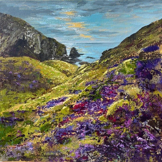 Cornish Coastal Walk
Acrylic
400x400 plus white wooden tray frame
£350