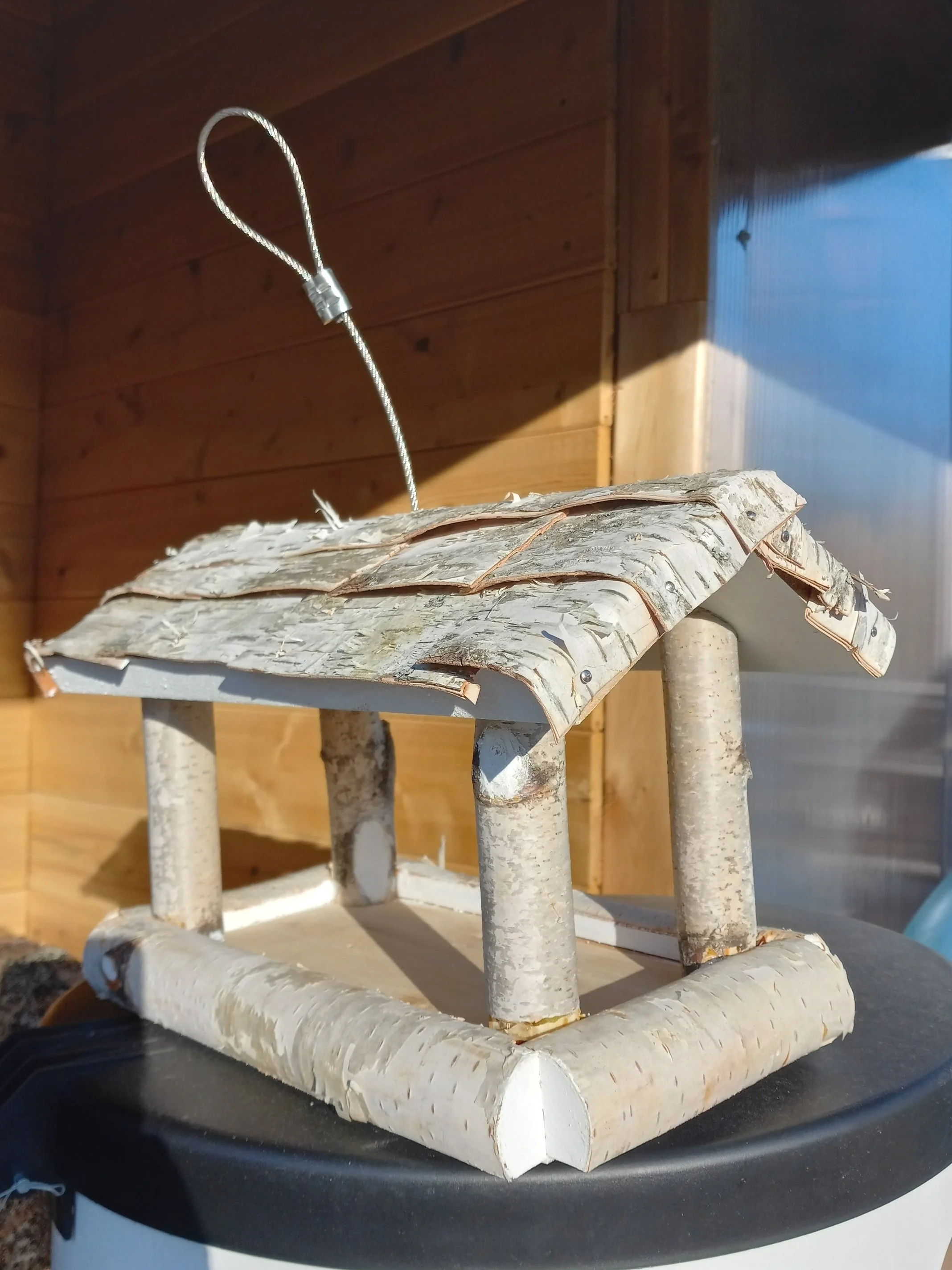 Birchbark Feeder