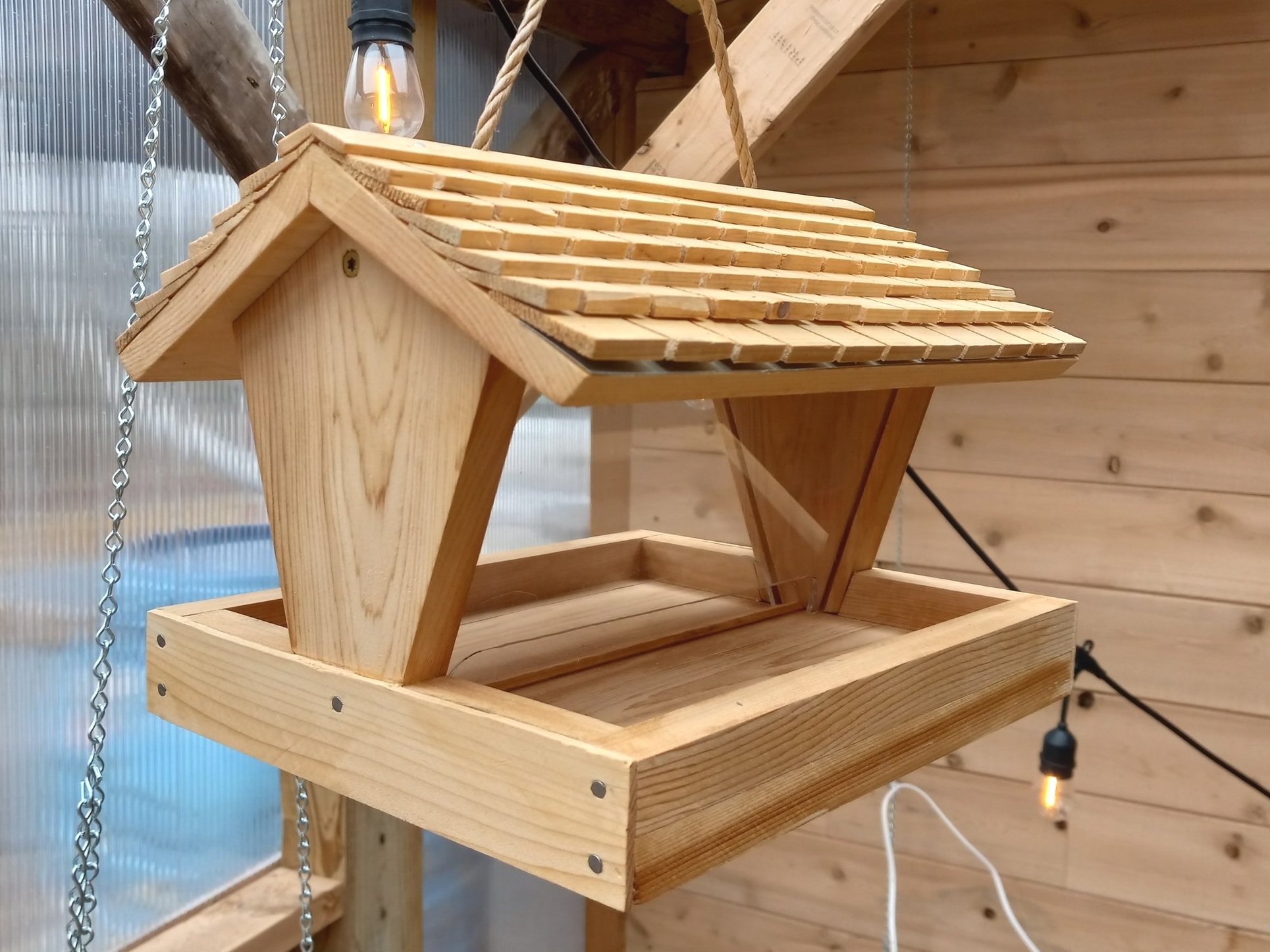 Hanging Feeder + Shingles