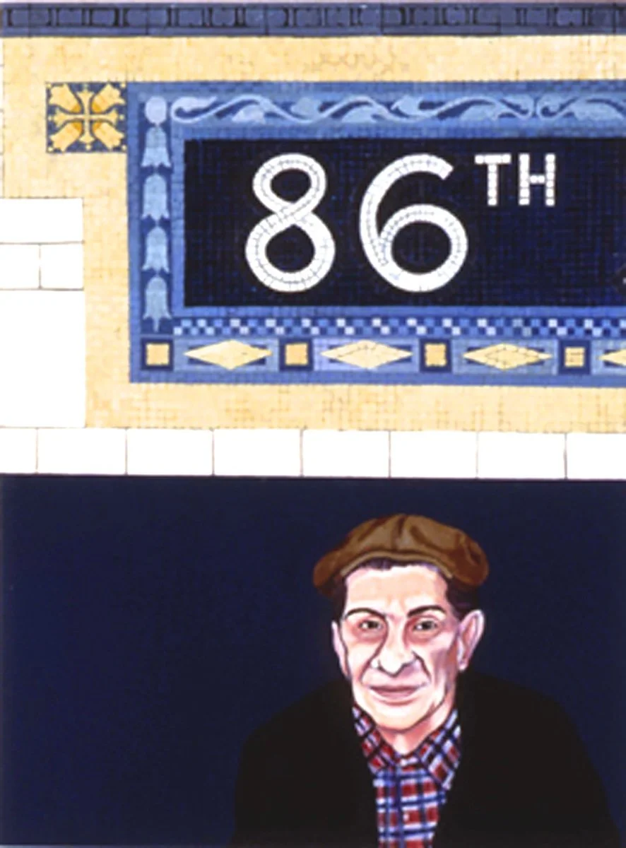   Subway Joe, 1991, Acrylic, Oil, 48” x 36”